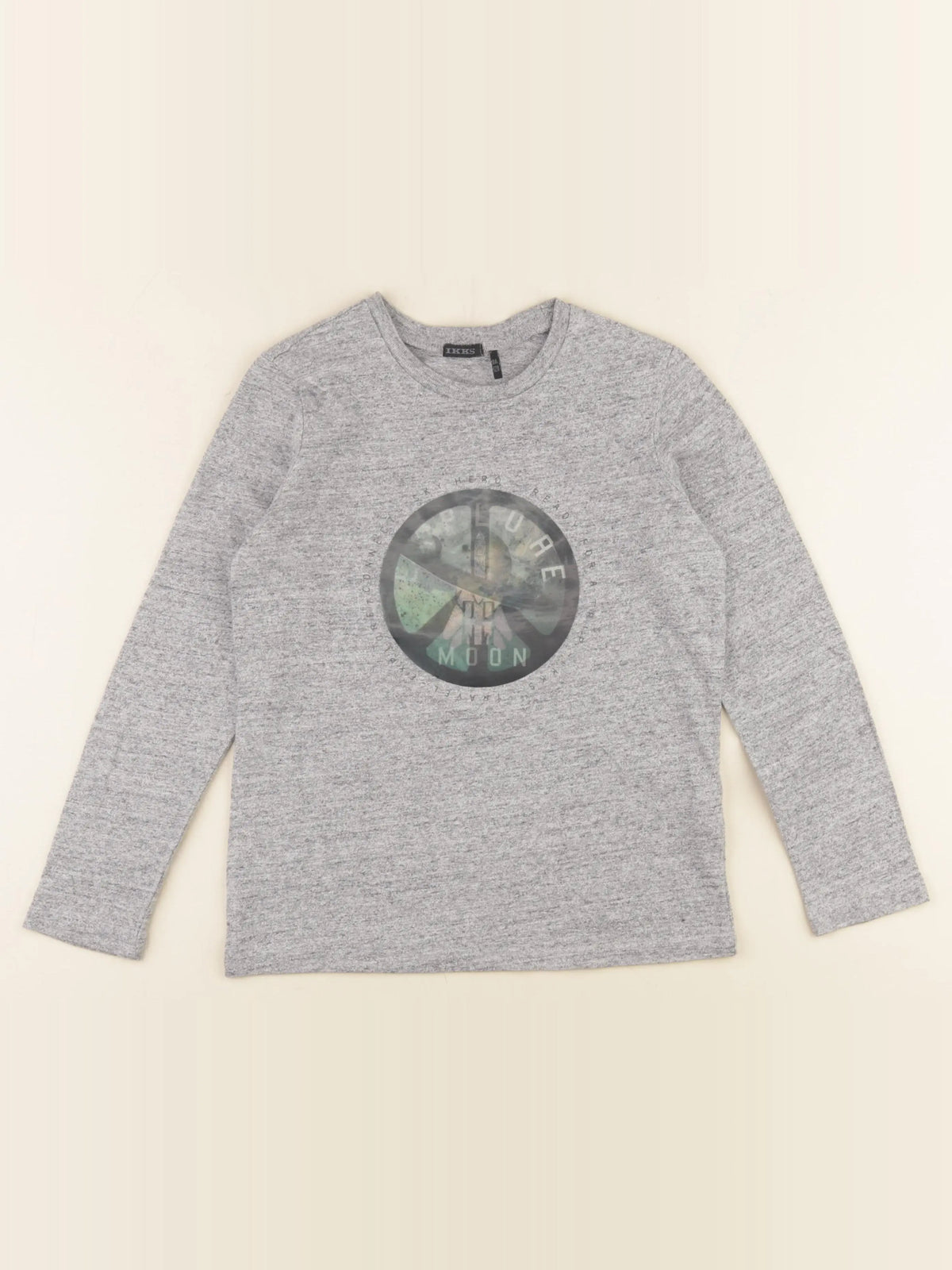 IKKS - tee-shirt gris - 8 ans
