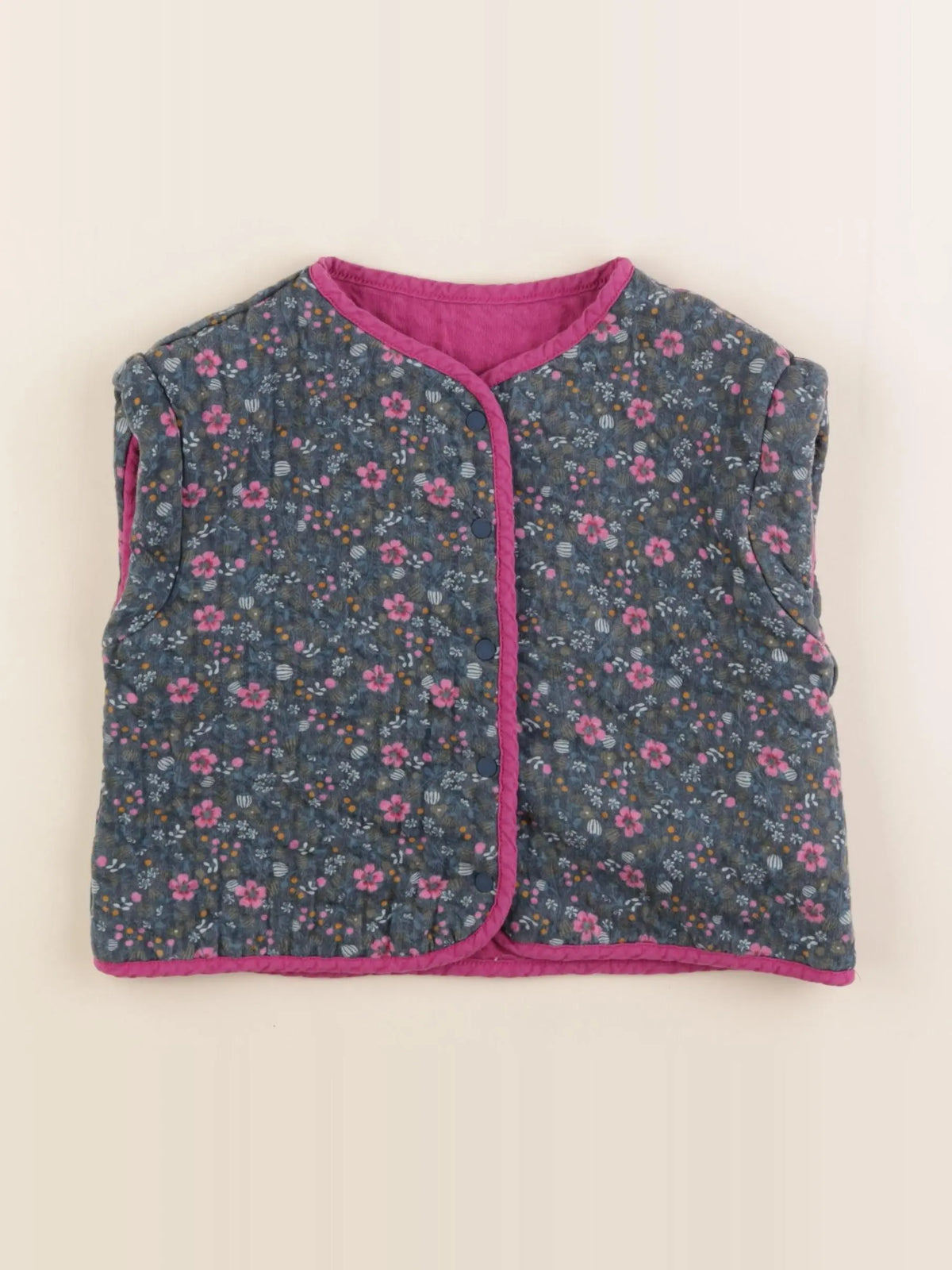 Okaidi - gilet multicolore - 6 ans