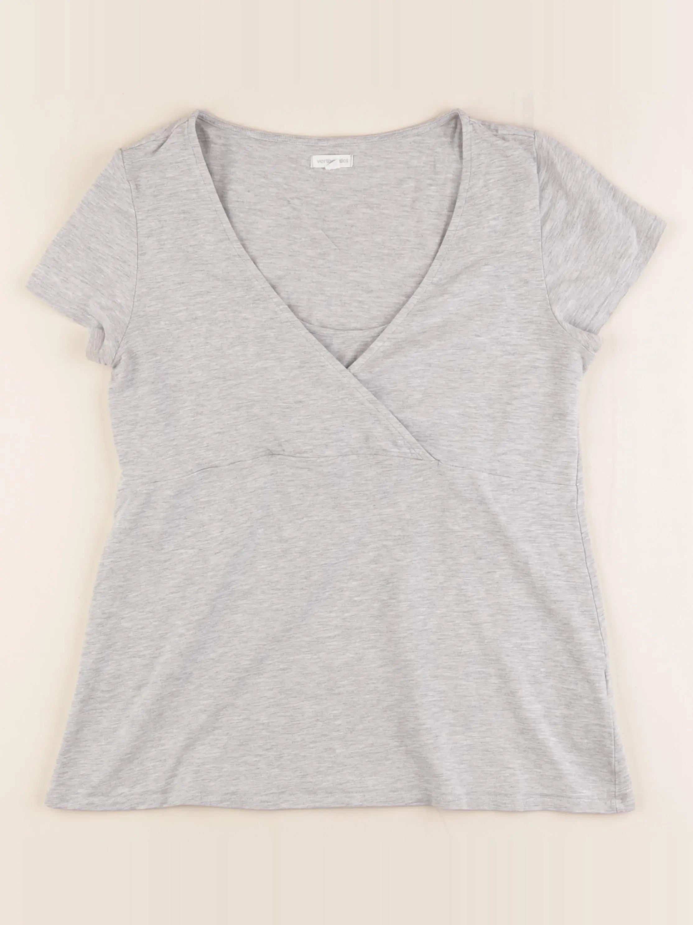 Vertbaudet - tee-shirt allaitement gris - 38 à 40