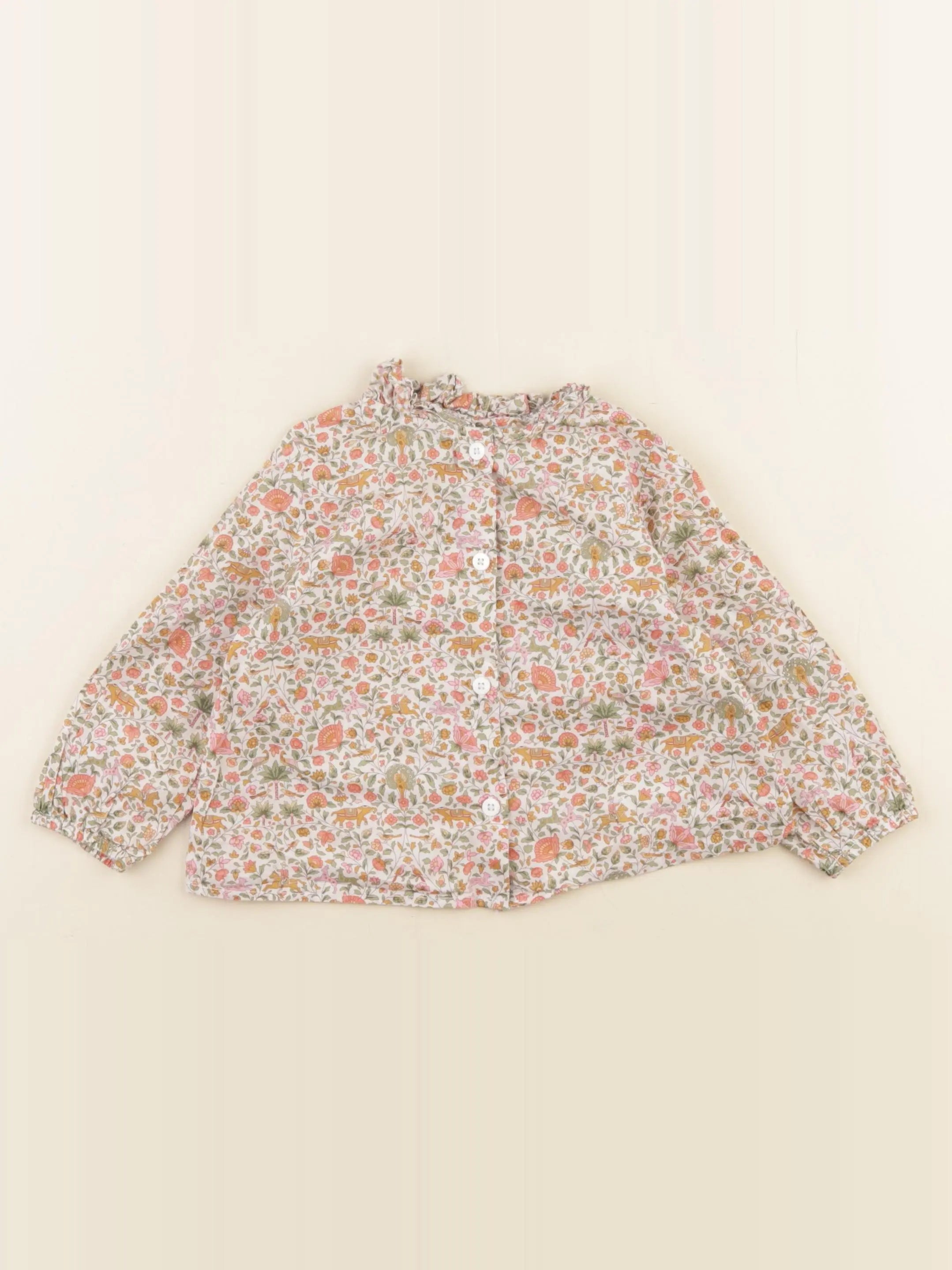 Cyrillus - blouse multicolore - 18 mois