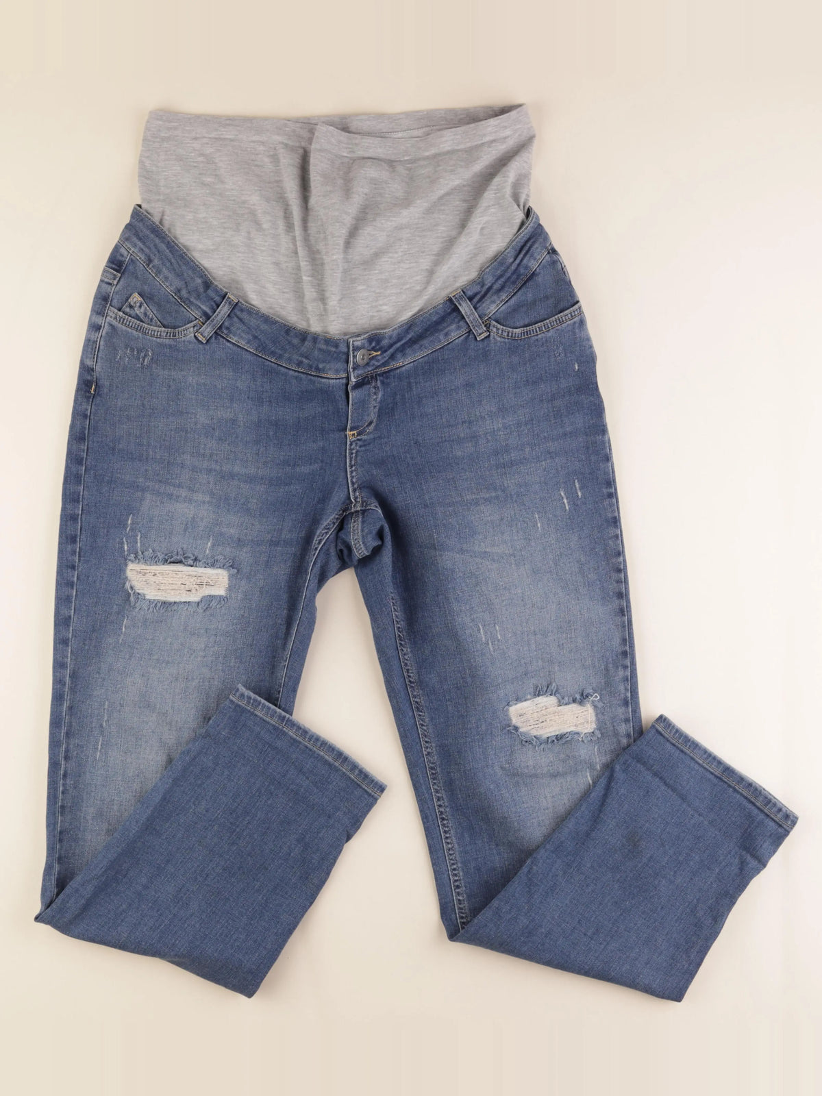 Mamalicious - jean grossesse bleu - 34 à 36