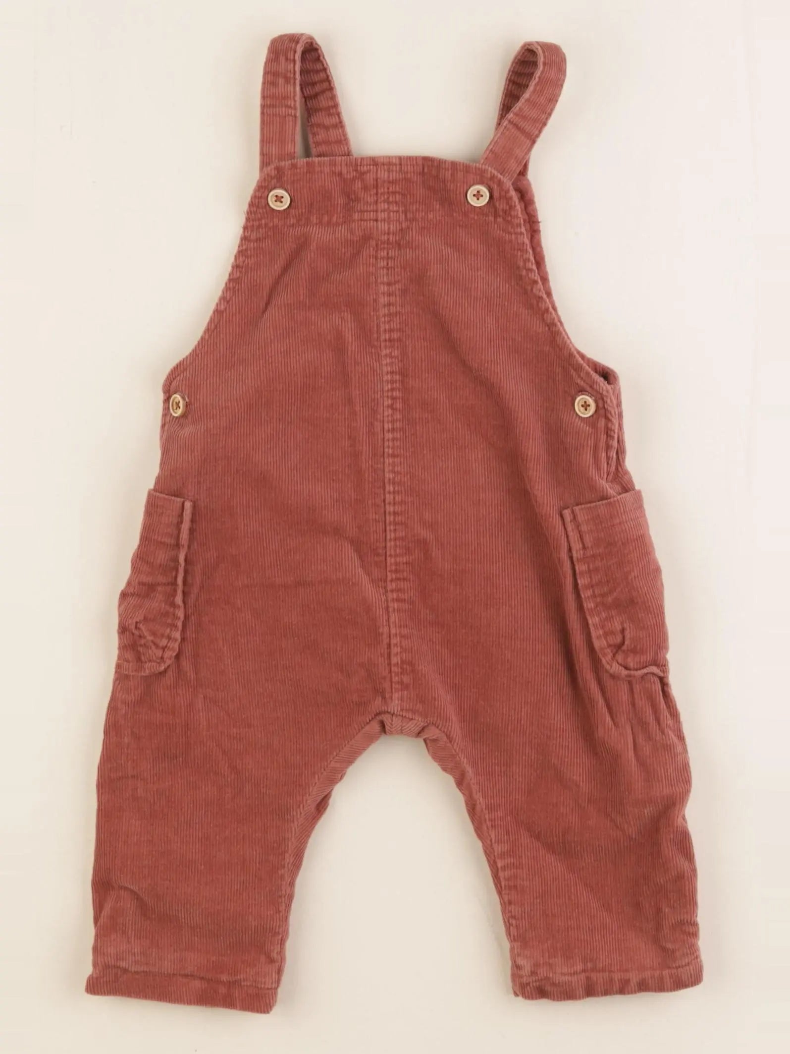 Zara - salopette doublé marron - 3/6 mois