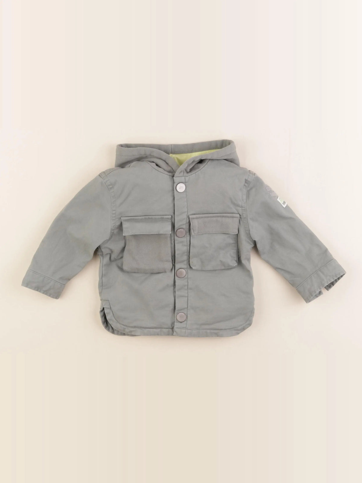 IKKS - sweat imprimé au dos vert - 12 mois