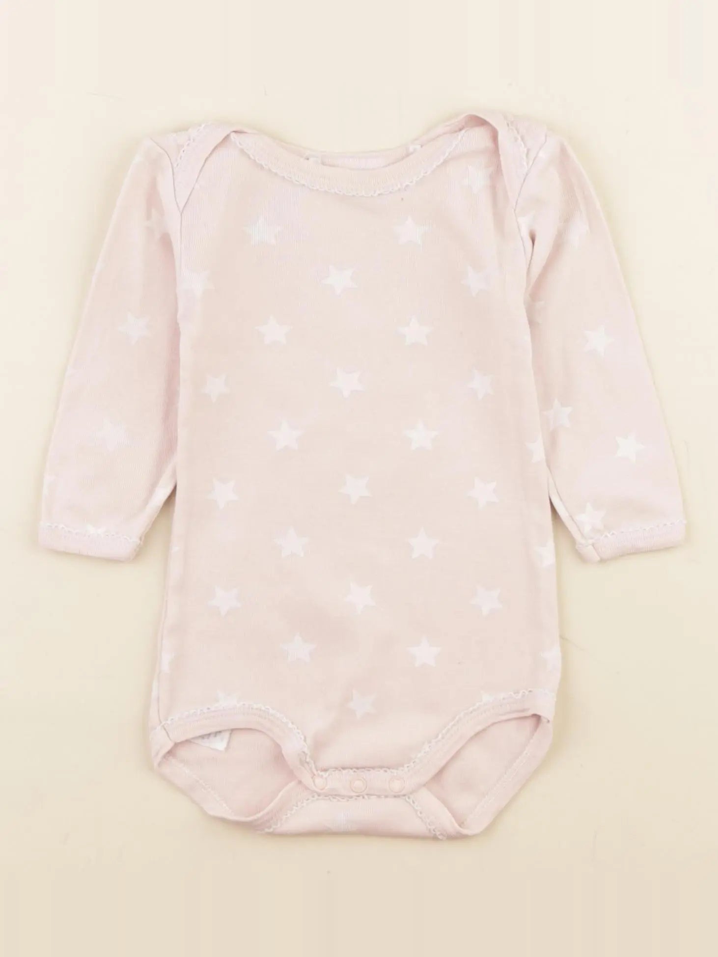 Petit Bateau - body rose - 6 mois