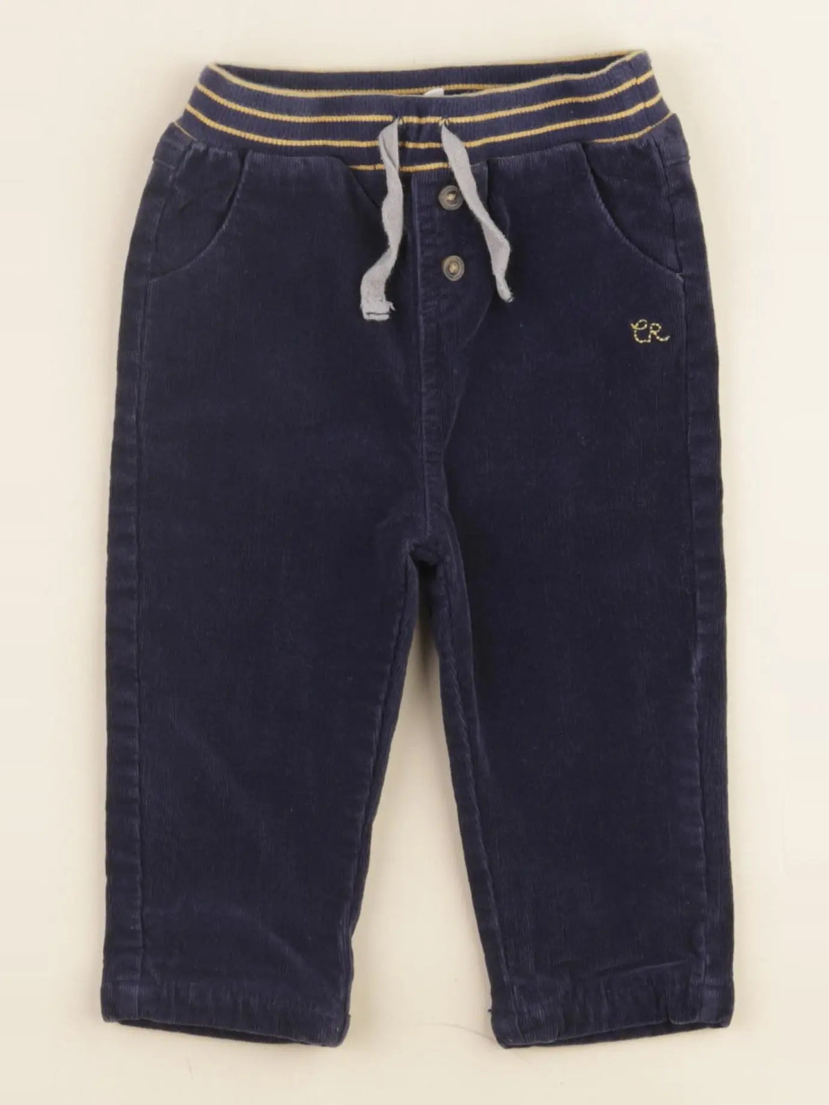 Cadet Rousselle - pantalon bleu - 12 mois