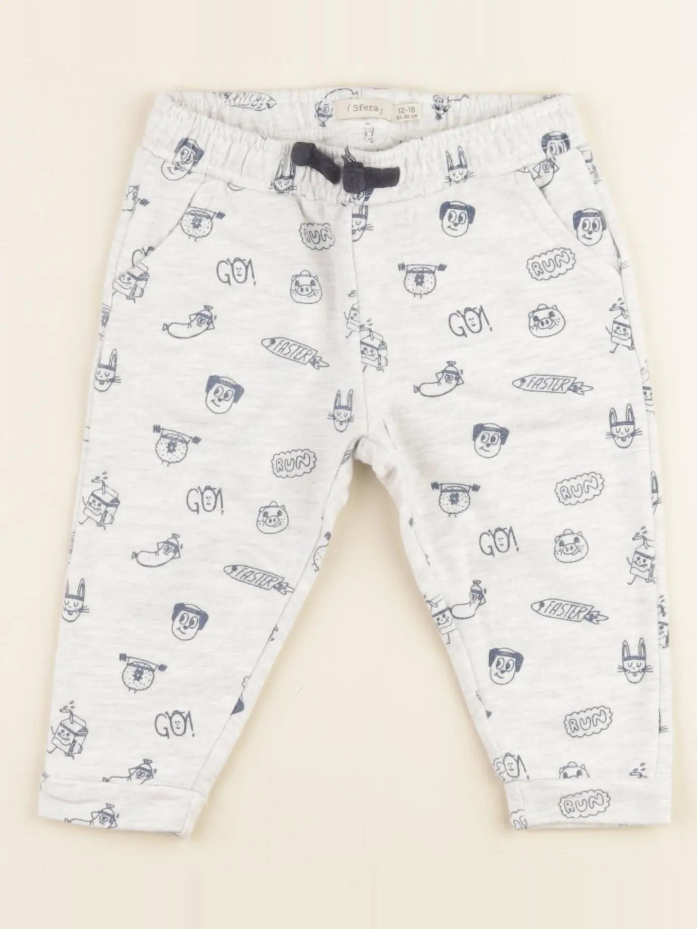 Sfera - jogging gris - 12/18 mois