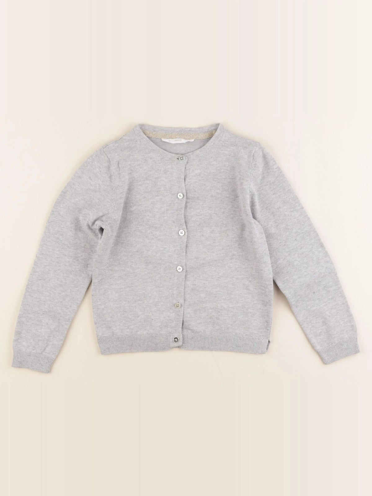 Mango - gilet gris - 7 ans