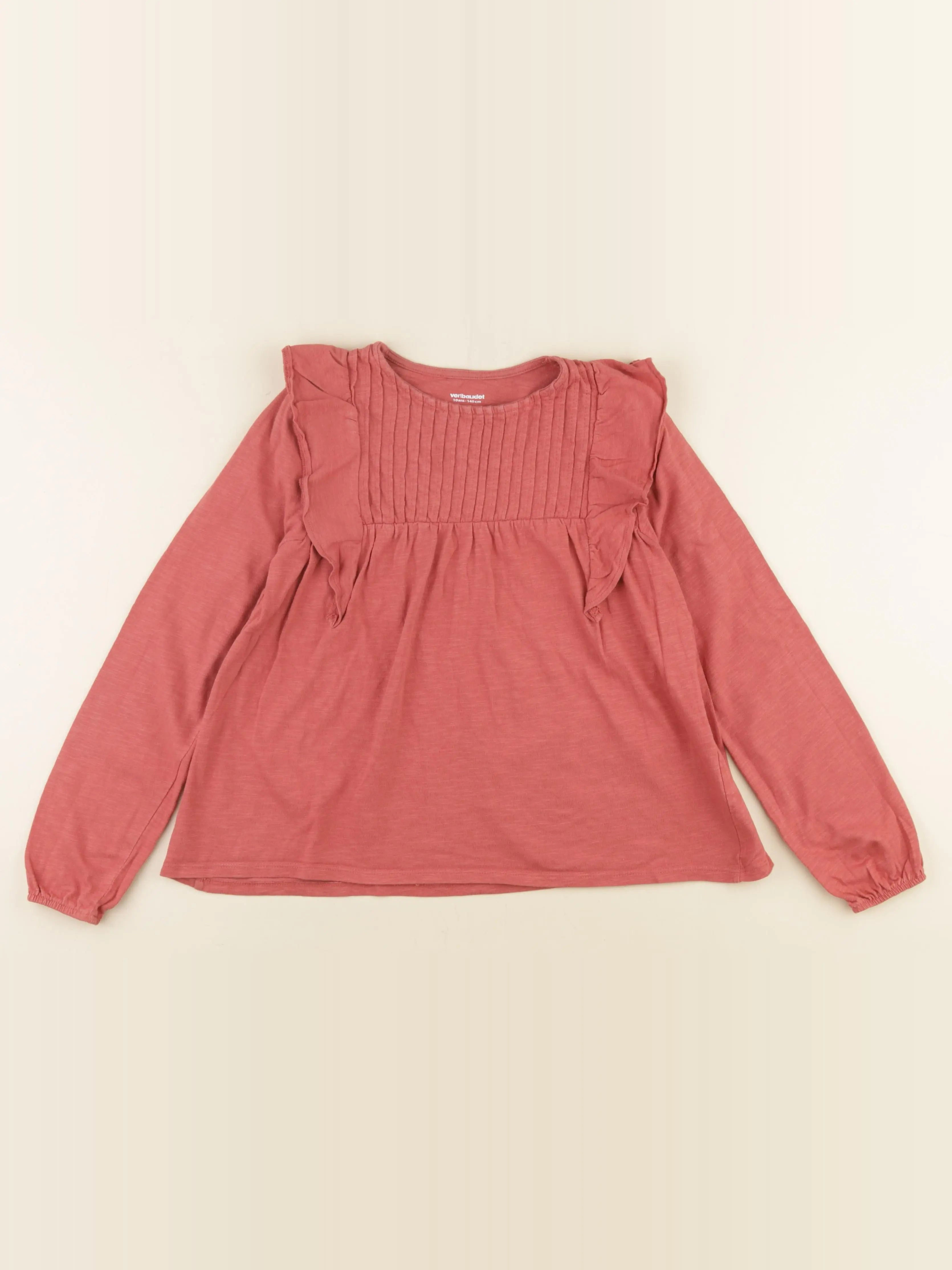 Vertbaudet - tee-shirt rose - 10 ans