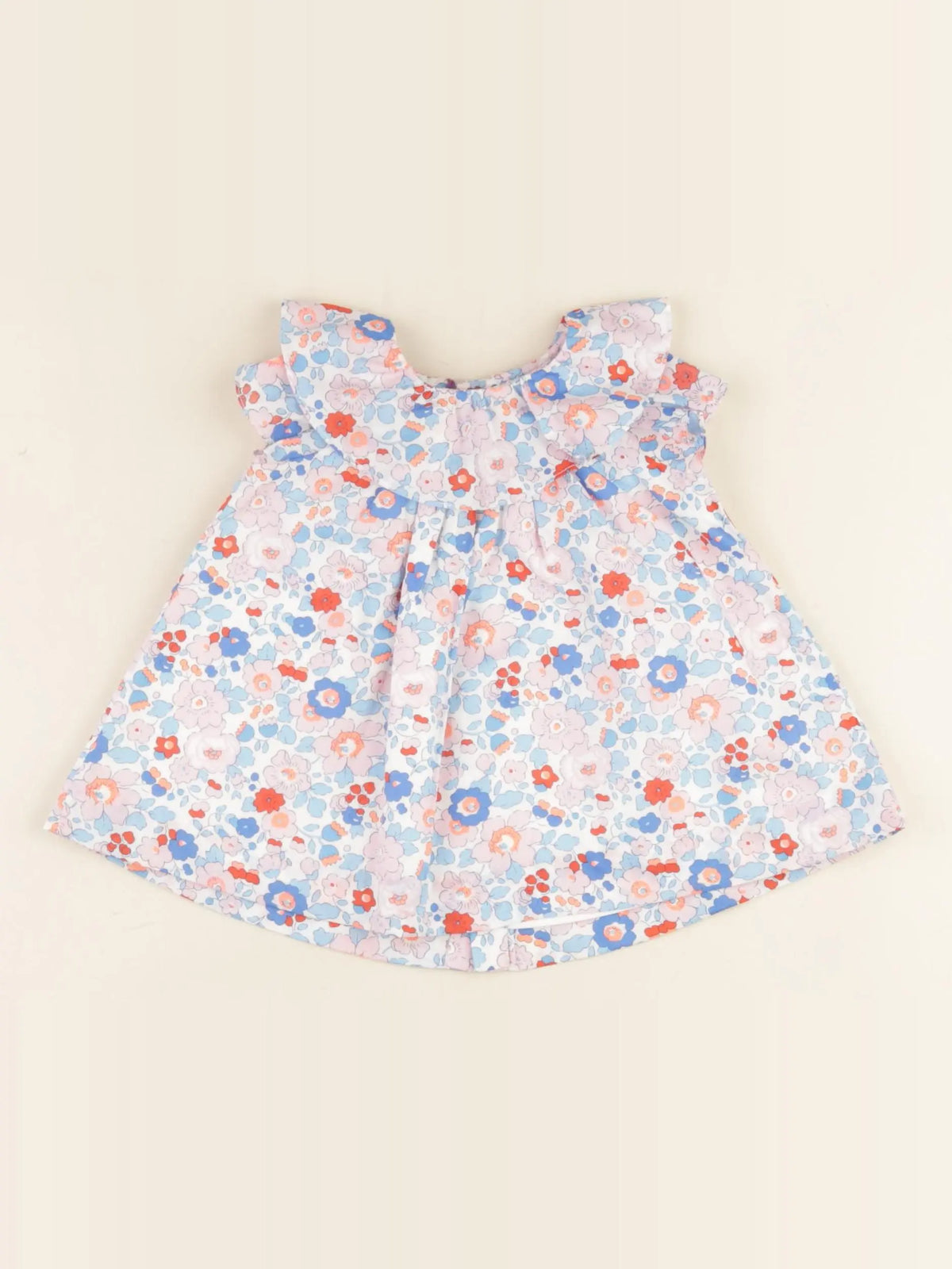 Jacadi - robe liberty multicolore - 1 mois