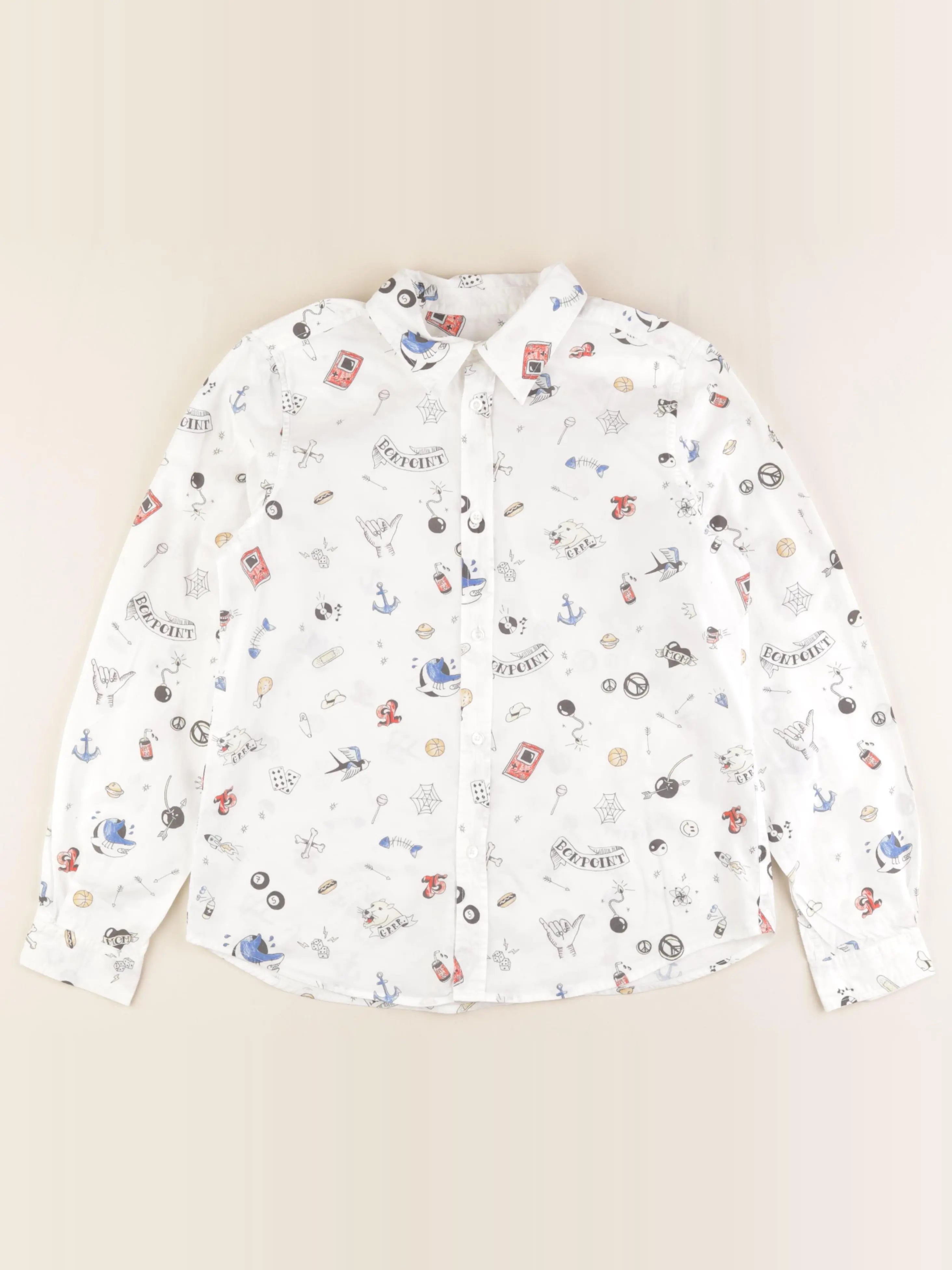 Bonpoint - chemise blanc - 12 ans