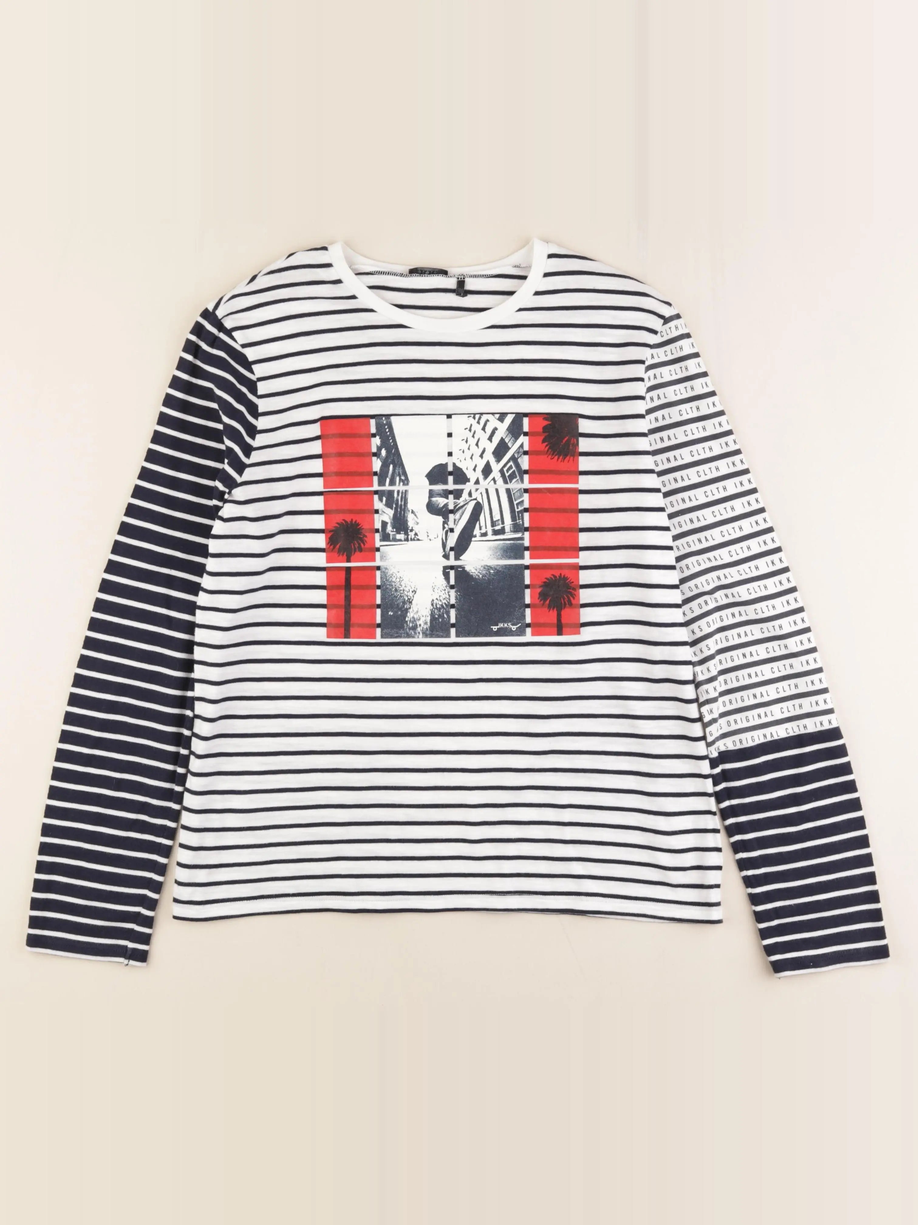 IKKS - tee-shirt bleu - 14 ans