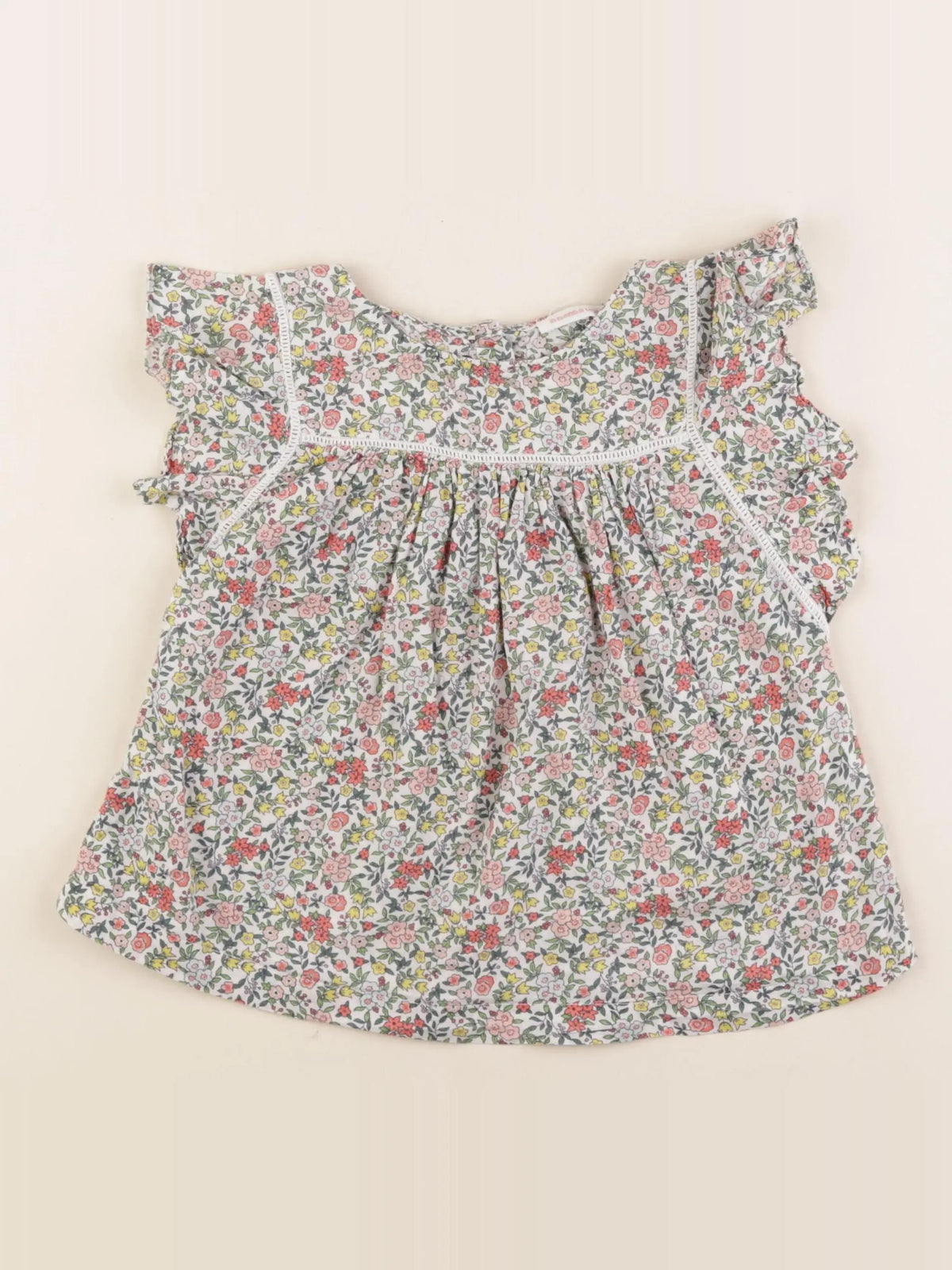 Monoprix - blouse multicolore - 6 ans