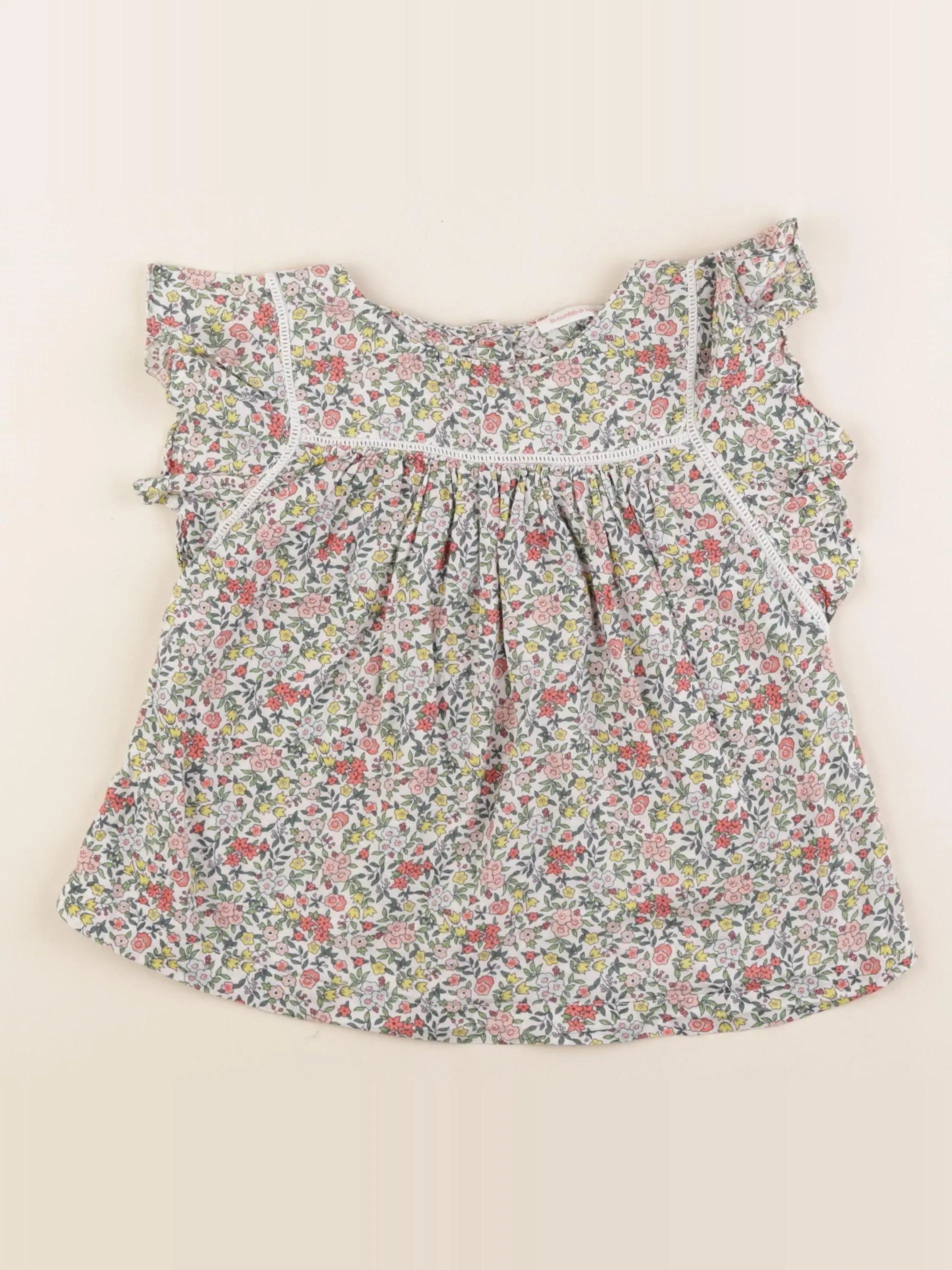 Monoprix - blouse multicolore - 6 ans