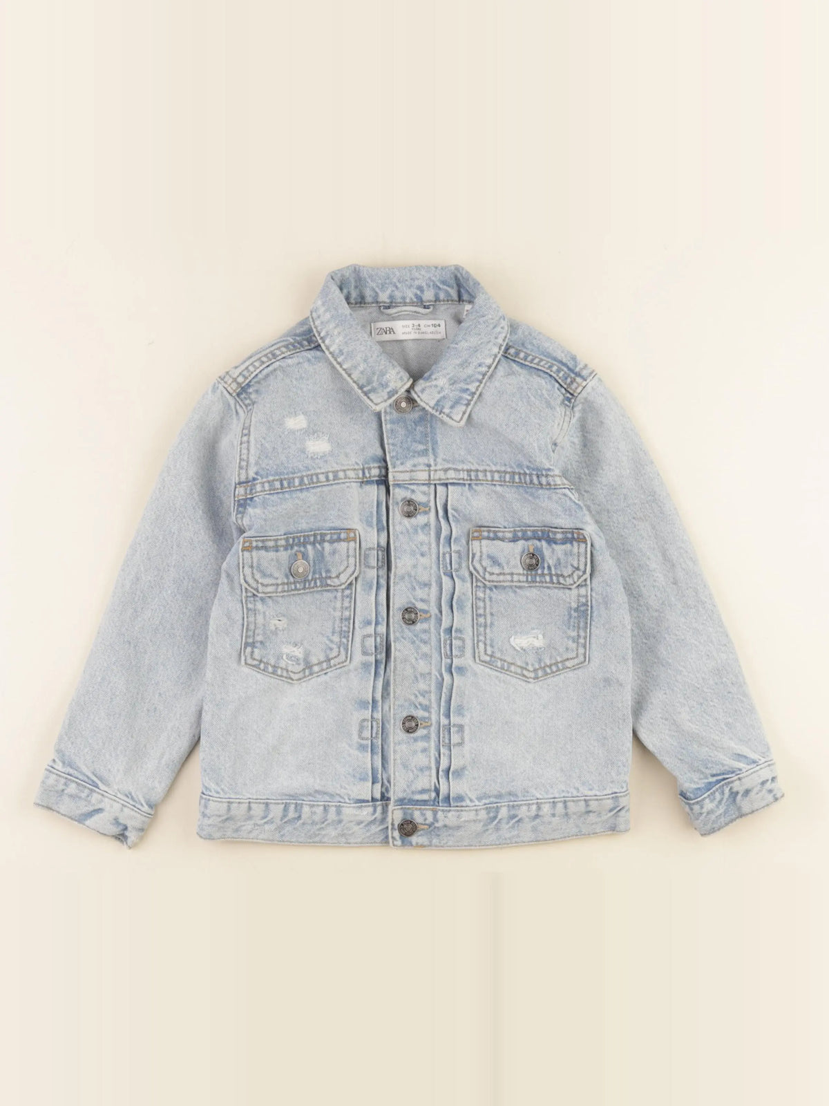 Zara - veste bleu - 3/4 ans