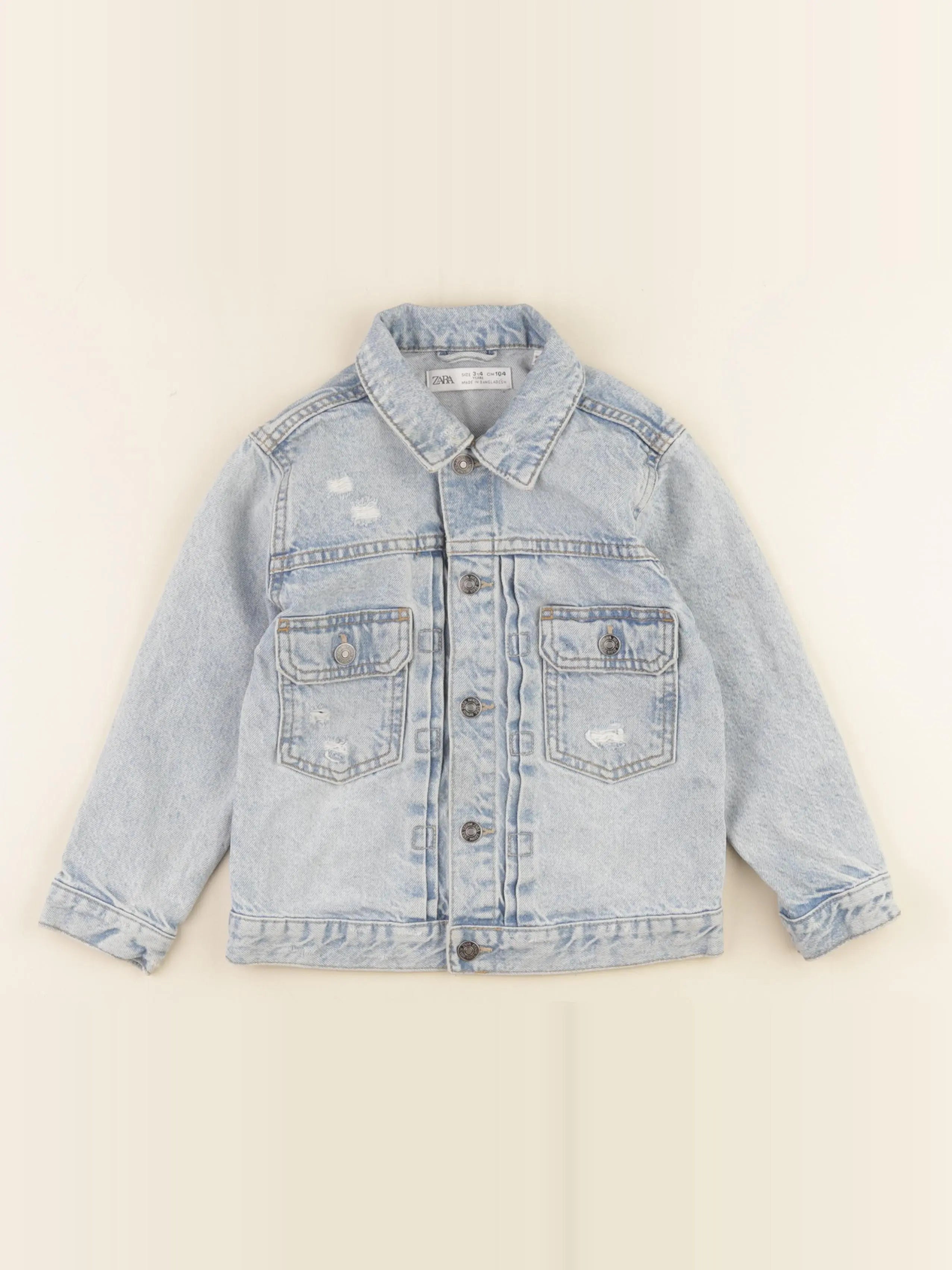 Zara - veste bleu - 3/4 ans