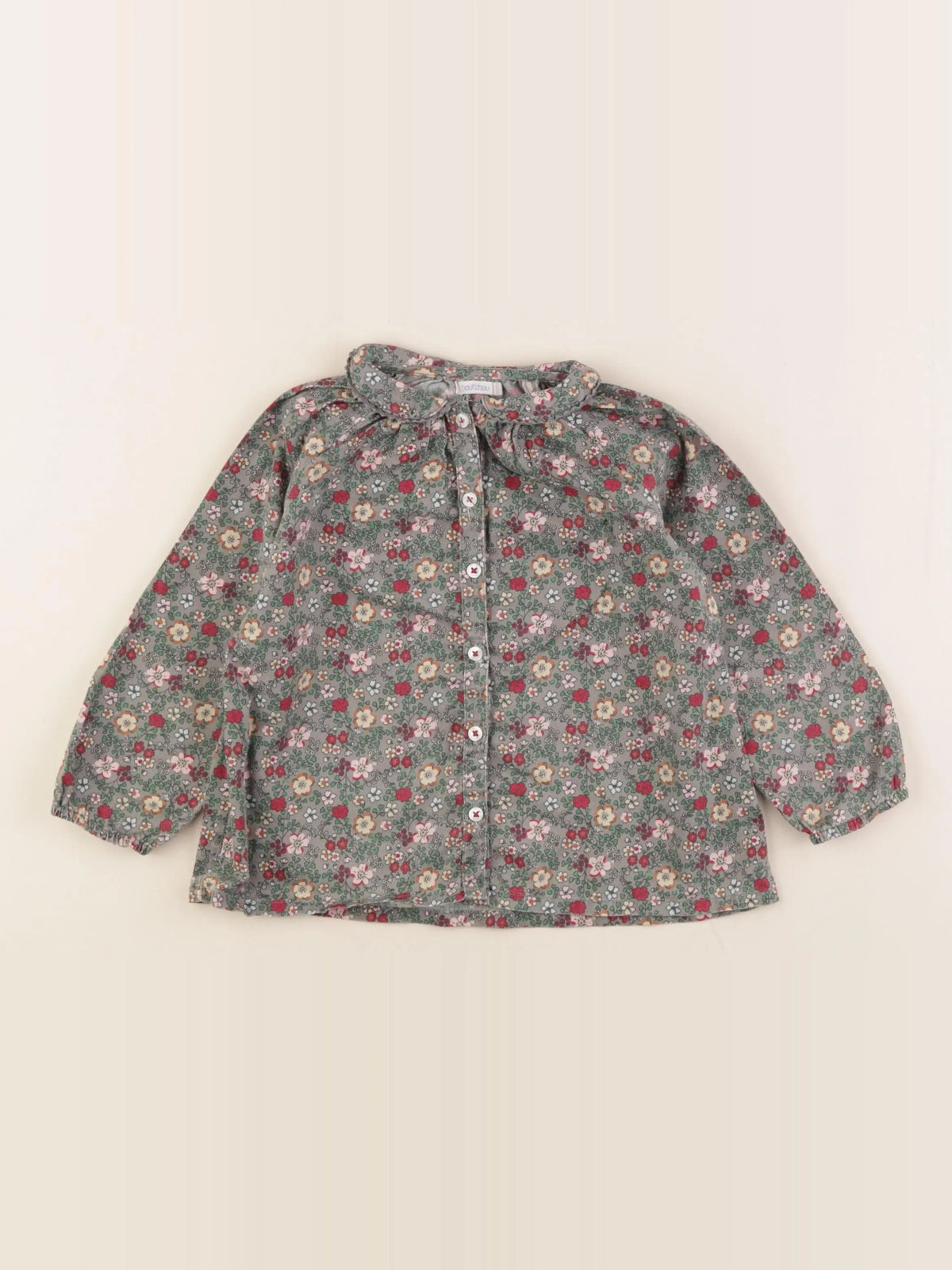 Boutchou - blouse multicolore - 24 mois