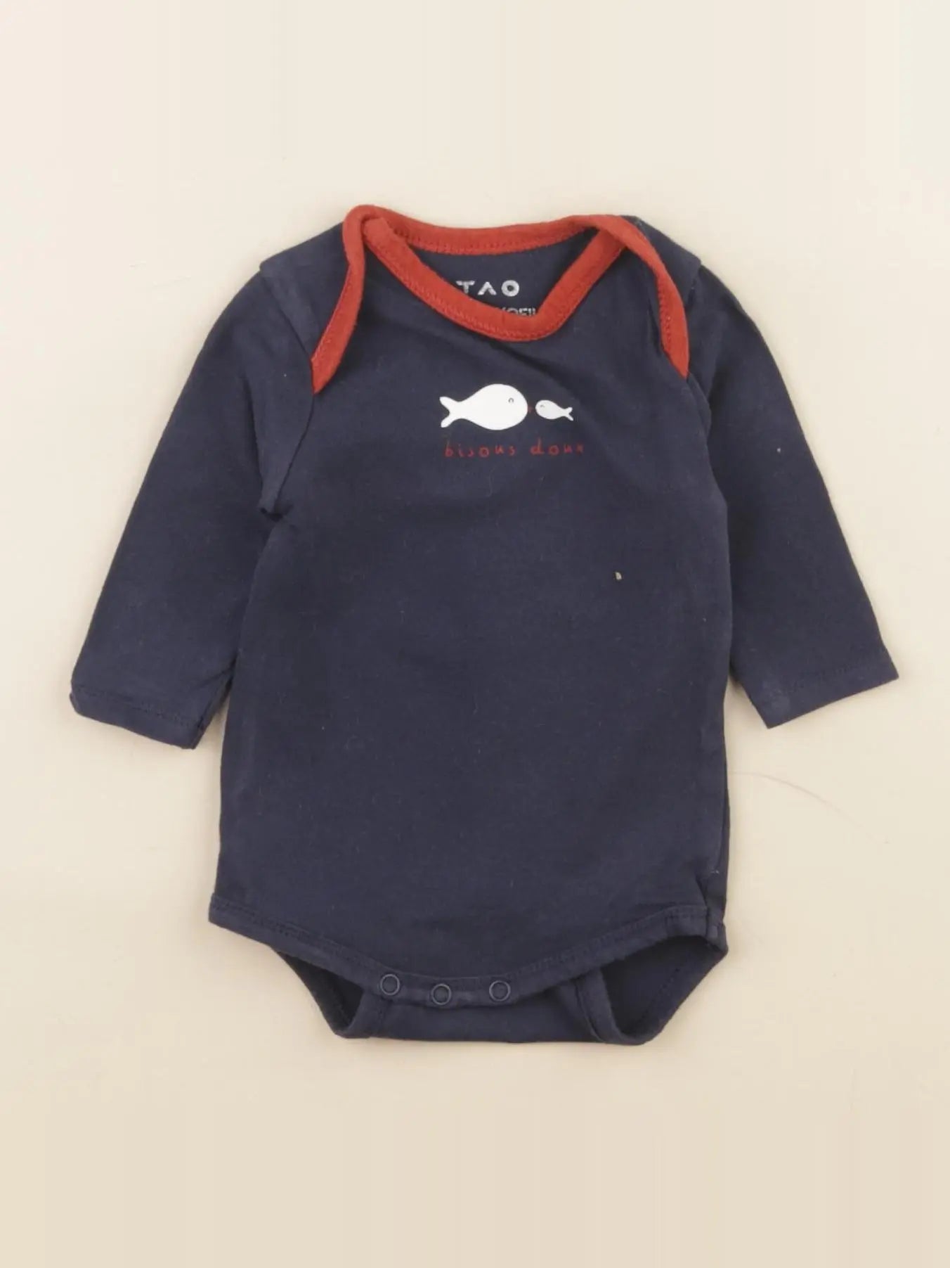 Tape à l'oeil - body bleu - 3 mois