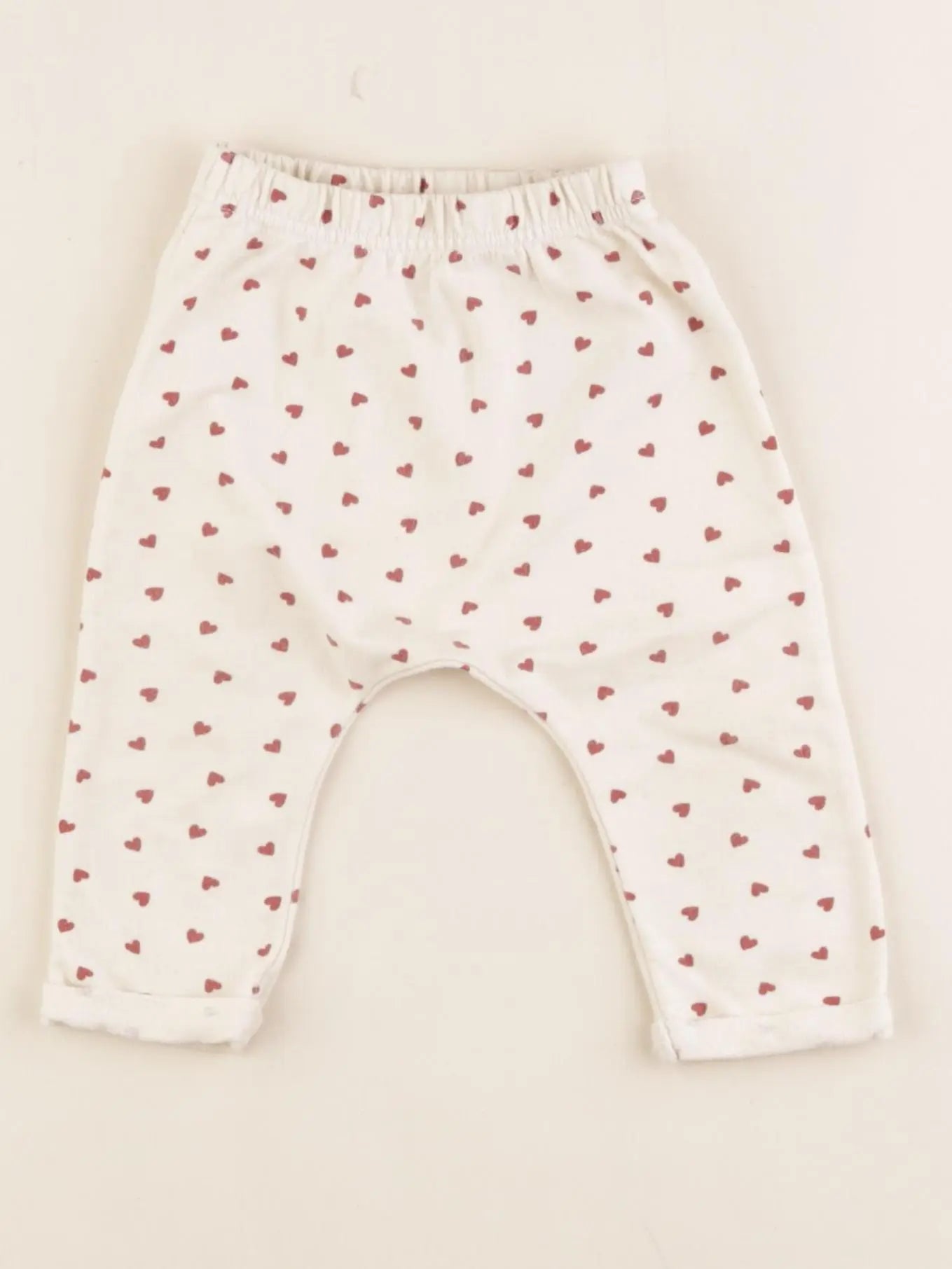 Petit Bateau - sarouel beige - 6 mois