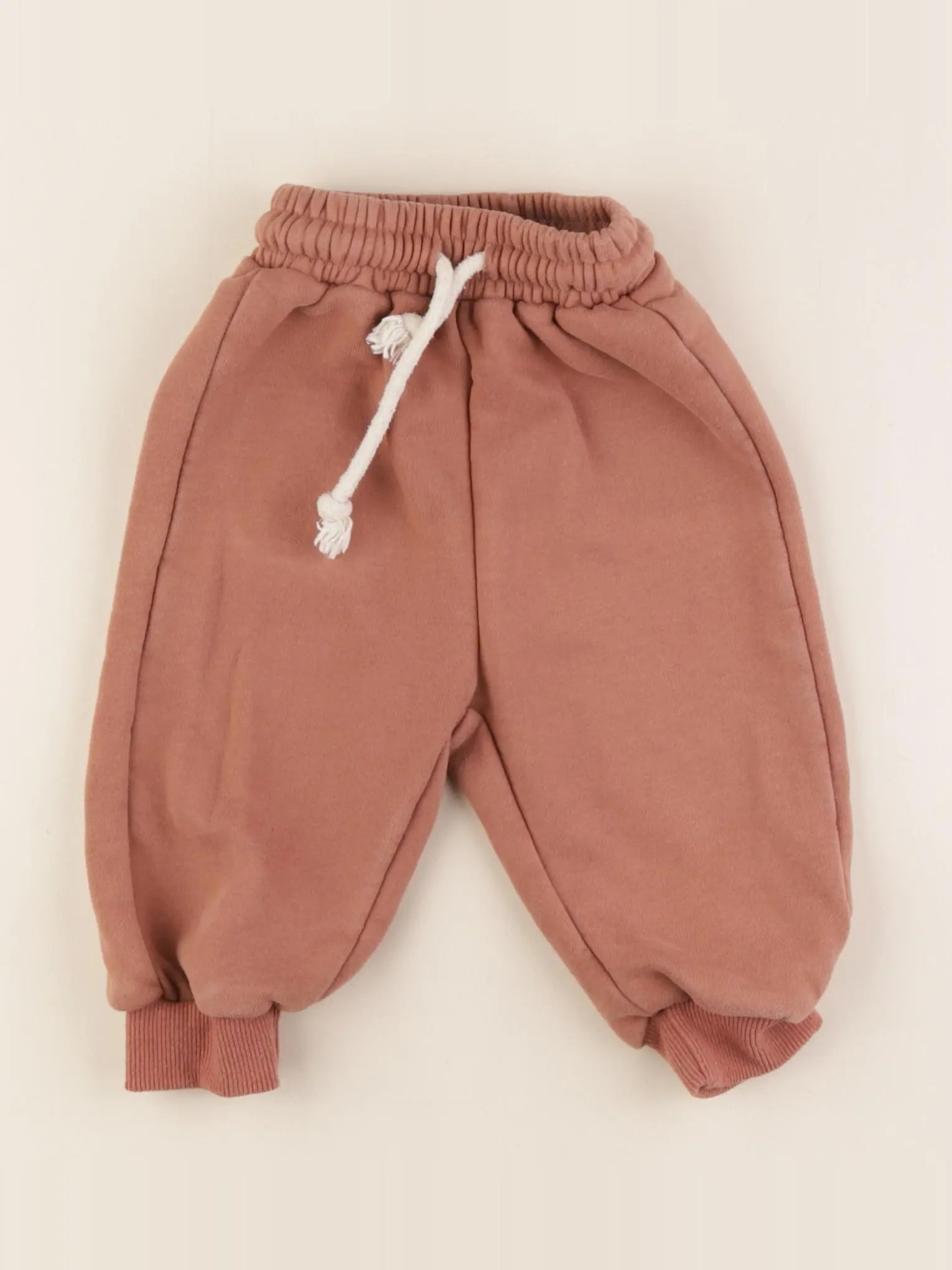 Gamin gamine - jogging marron - 3/6 mois