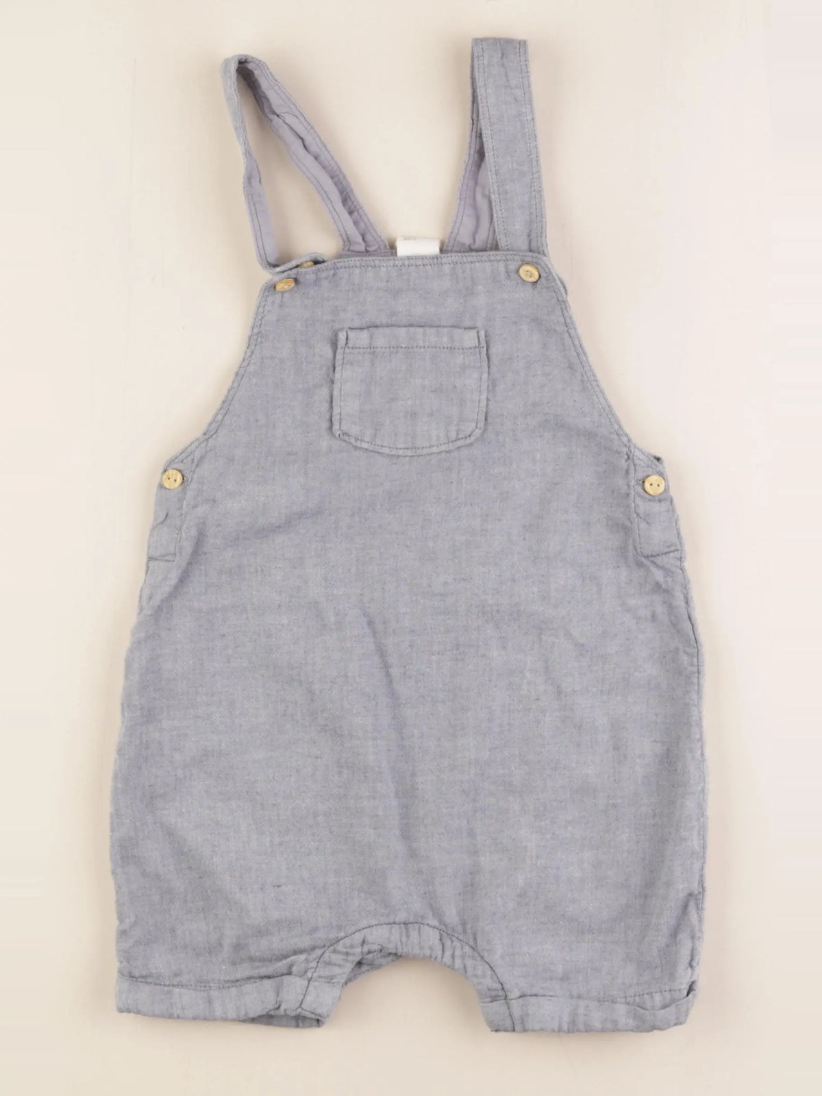 H&M - salopette bleu - 2/3 ans