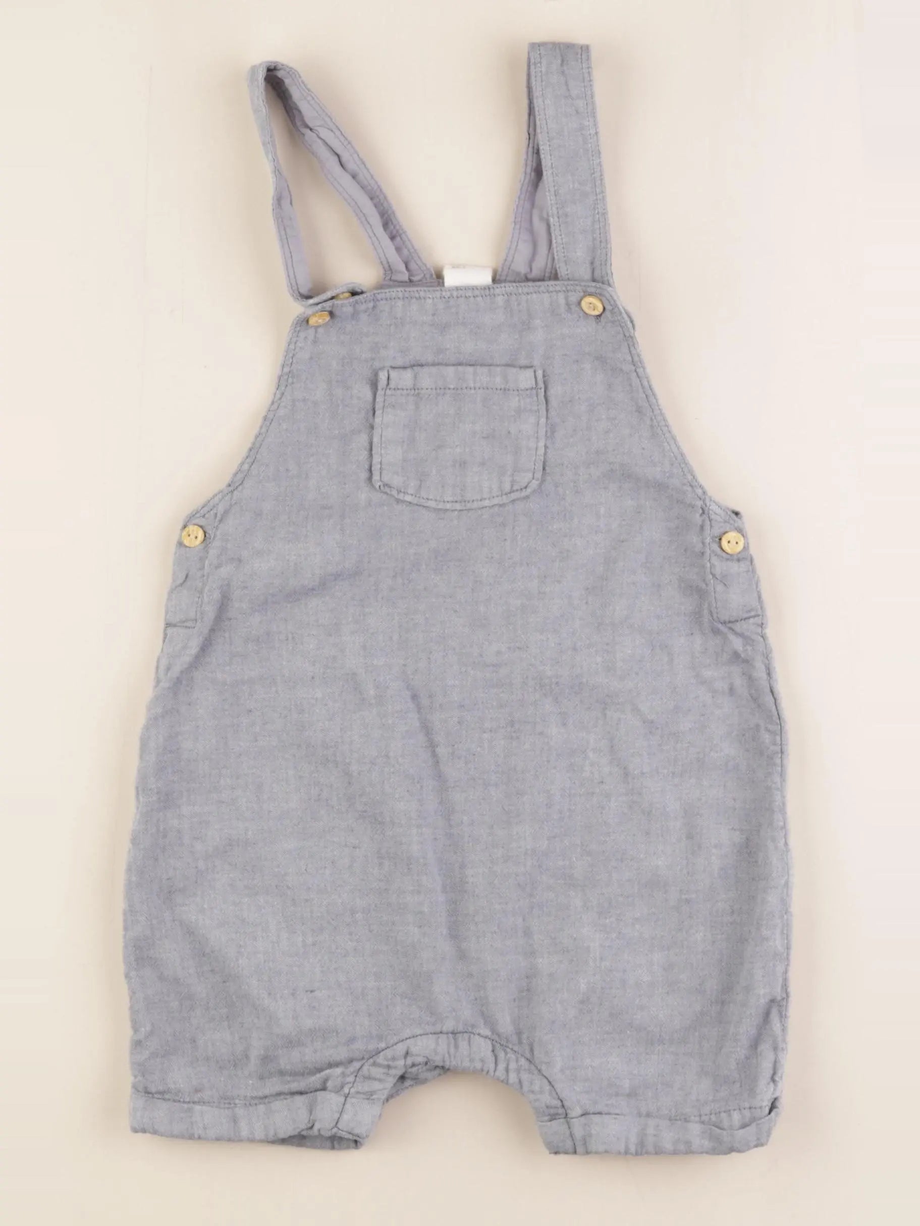 H&M - salopette bleu - 2/3 ans