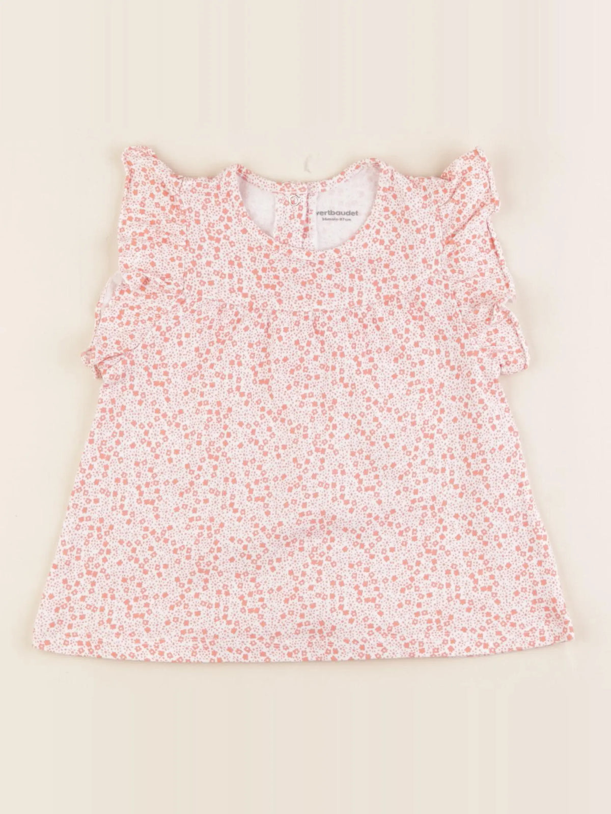 Vertbaudet - tee-shirt orange - 36 mois