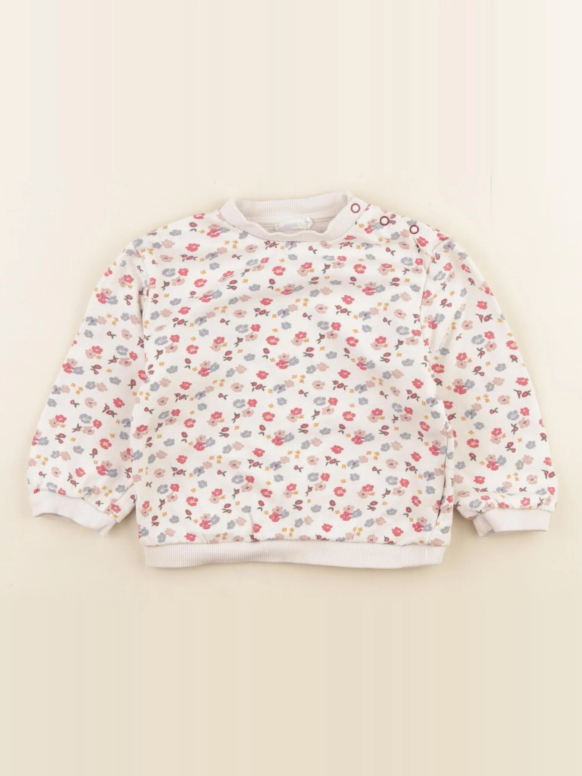 Boutchou - sweat multicolore - 24 mois