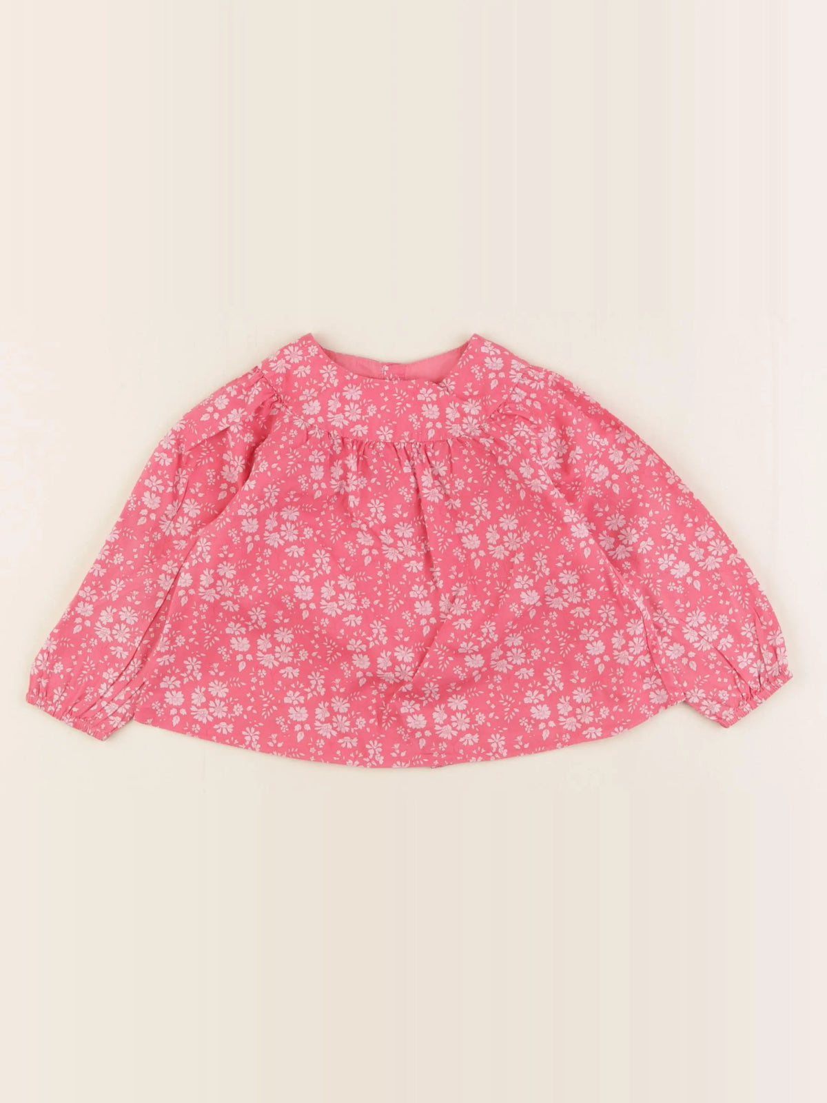 Jacadi - blouse liberty rose - 12 mois