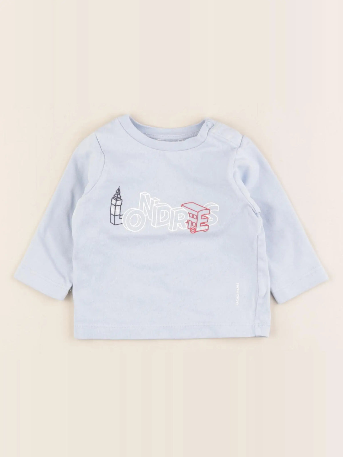 Jacadi - tee-shirt bleu - 6 mois