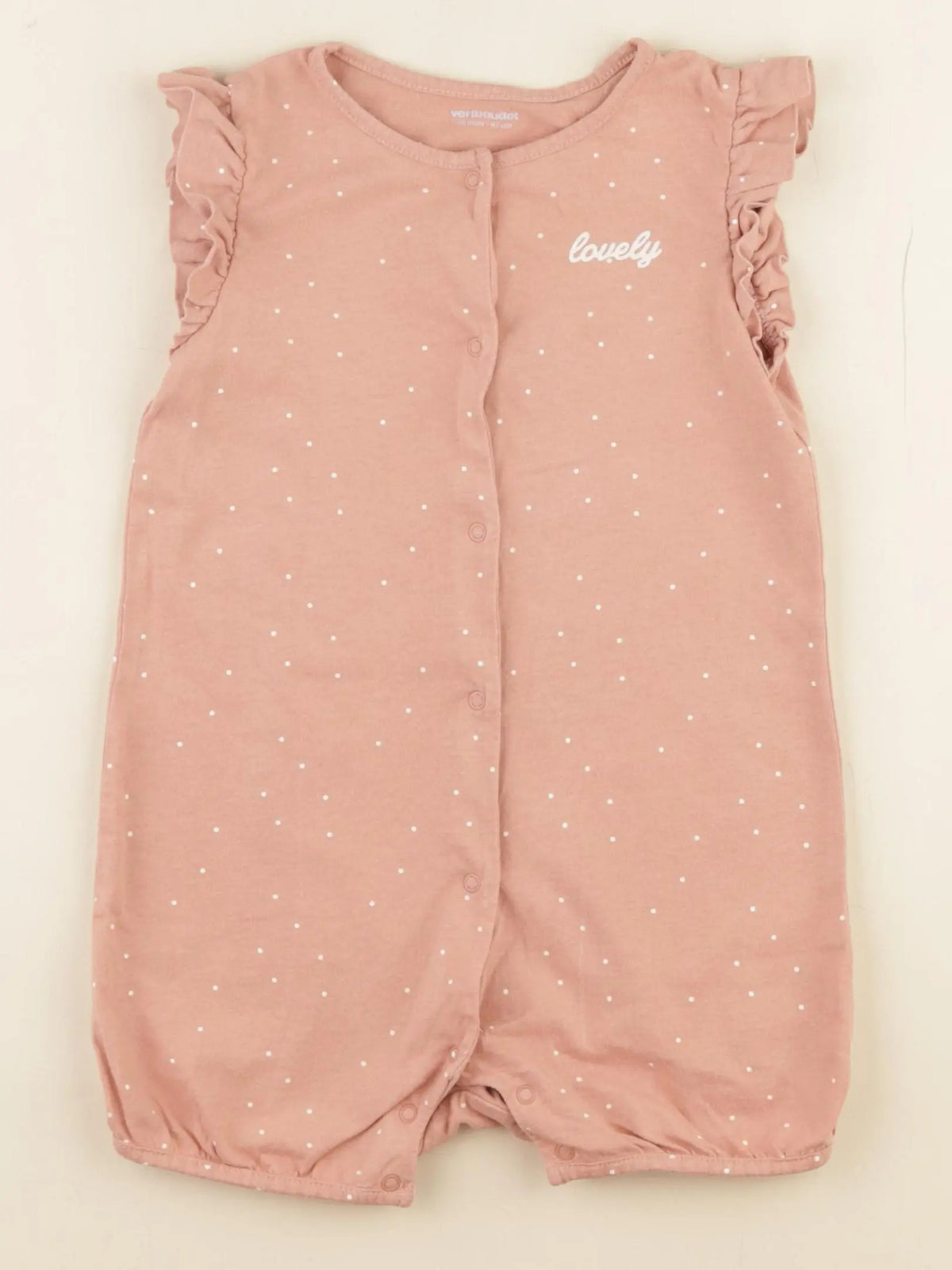Vertbaudet - pyjama coton rose - 36 mois