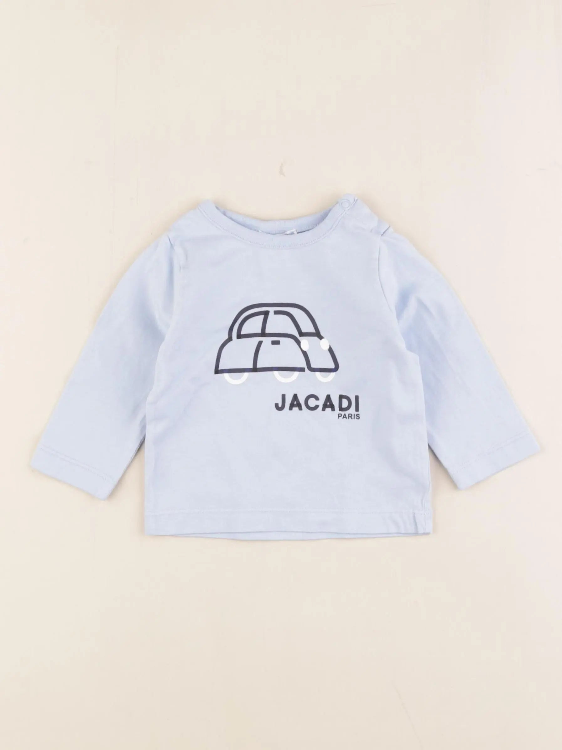 Jacadi - tee-shirt bleu - 6 mois