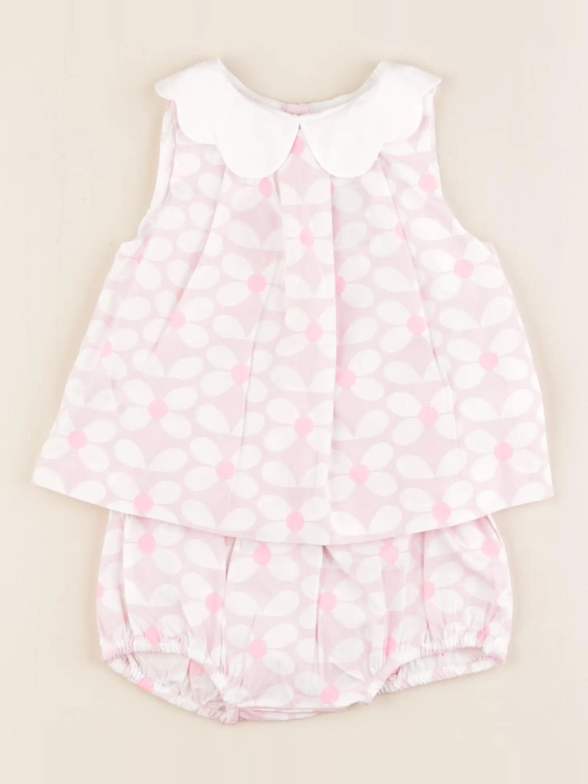 Jacadi - ensemble rose - 12 mois