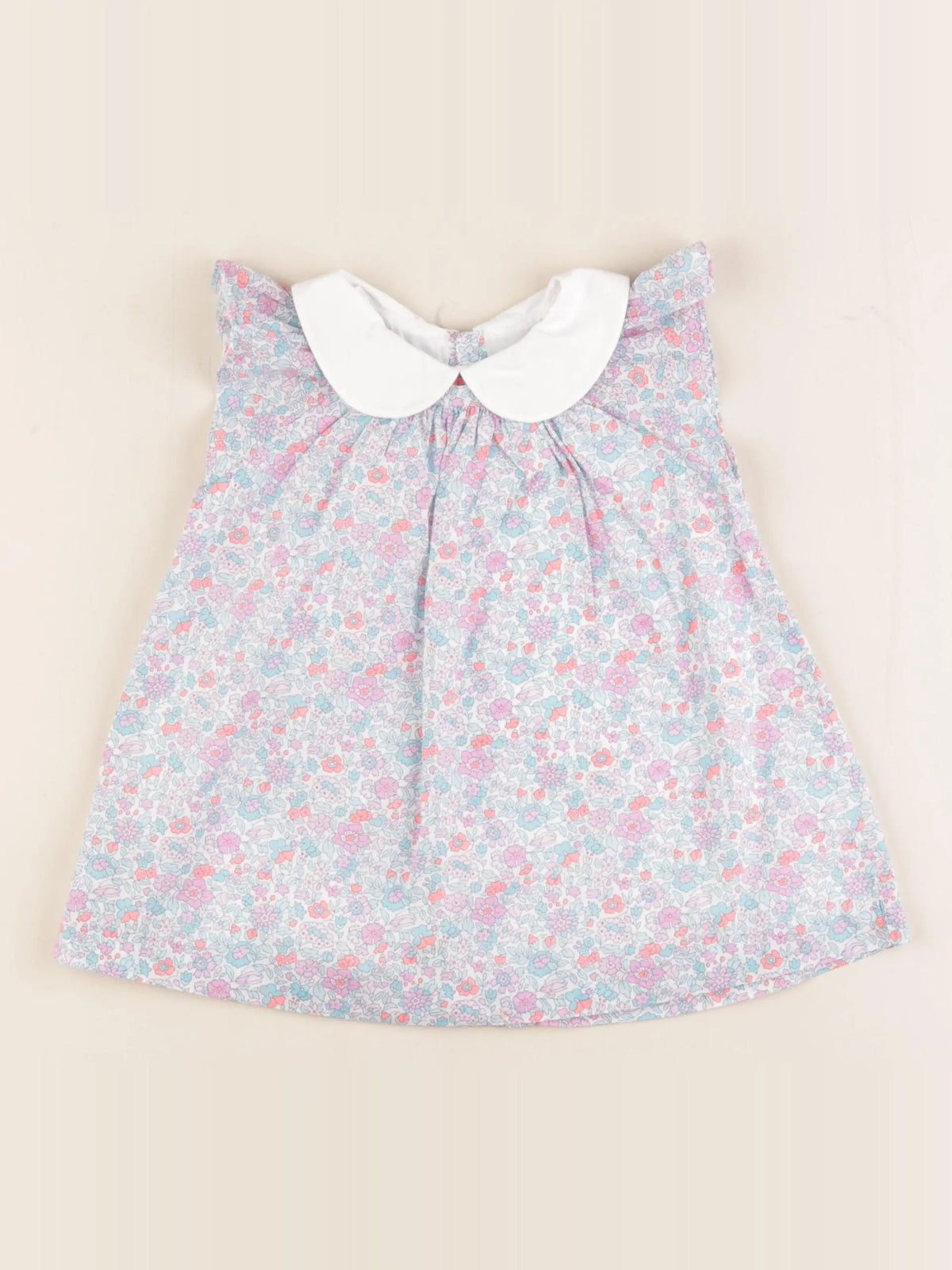 Jacadi - robe liberty multicolore - 12 mois