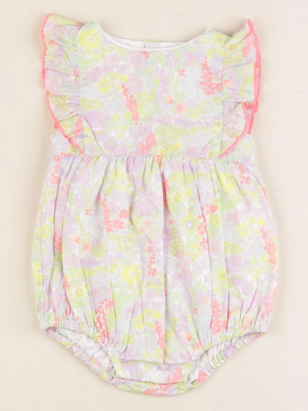 Jacadi - combinaison liberty multicolore - 12 mois