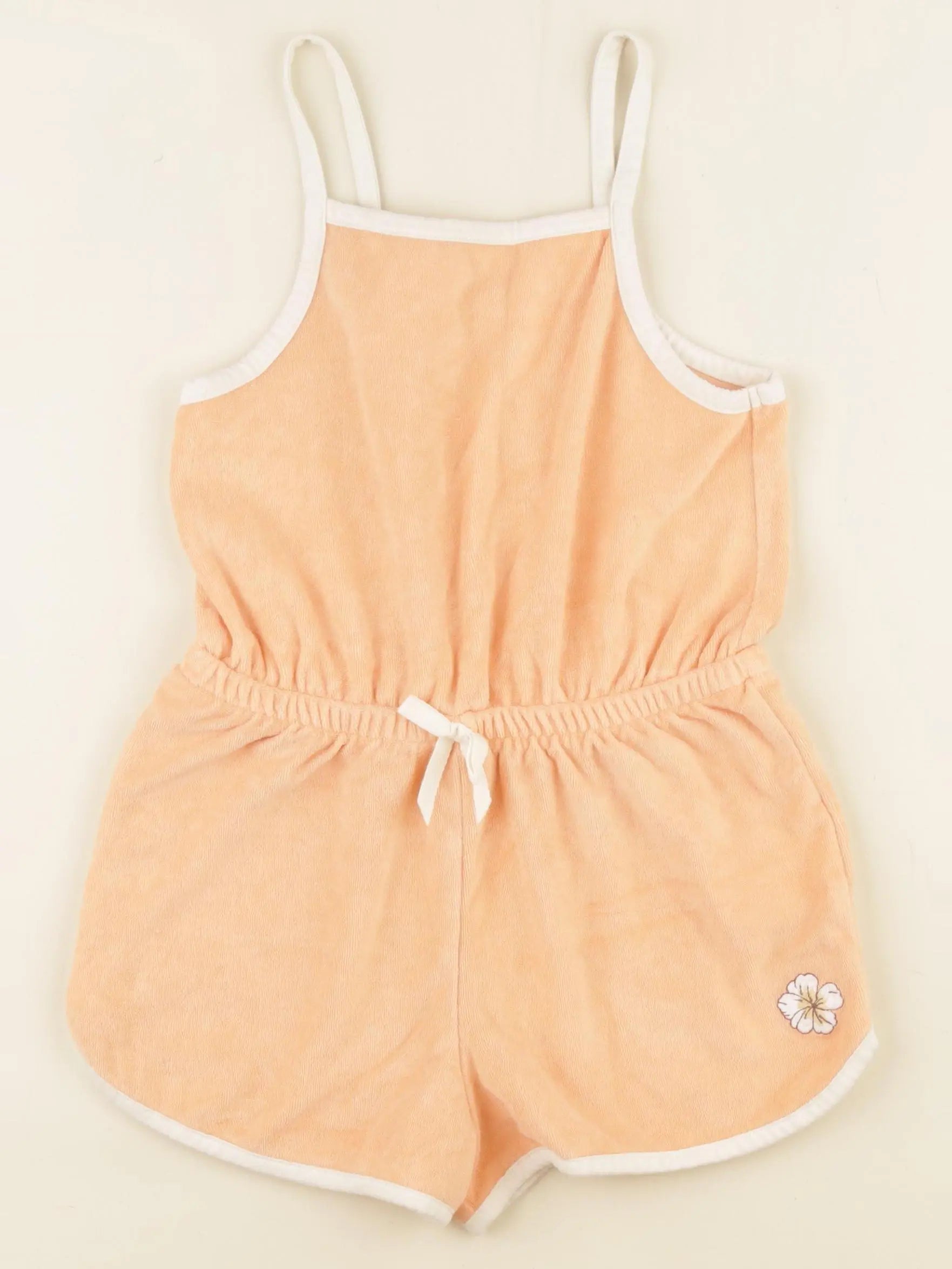 Vertbaudet - combinaison orange - 8 ans