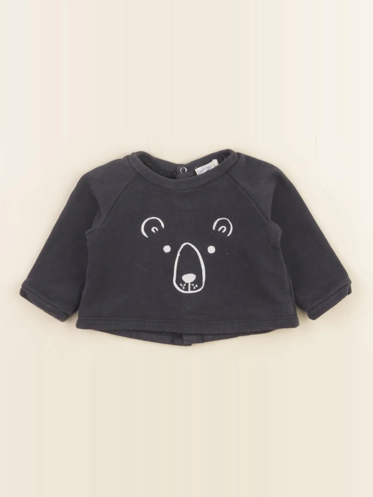 Boutchou - sweat bleu - 3 mois