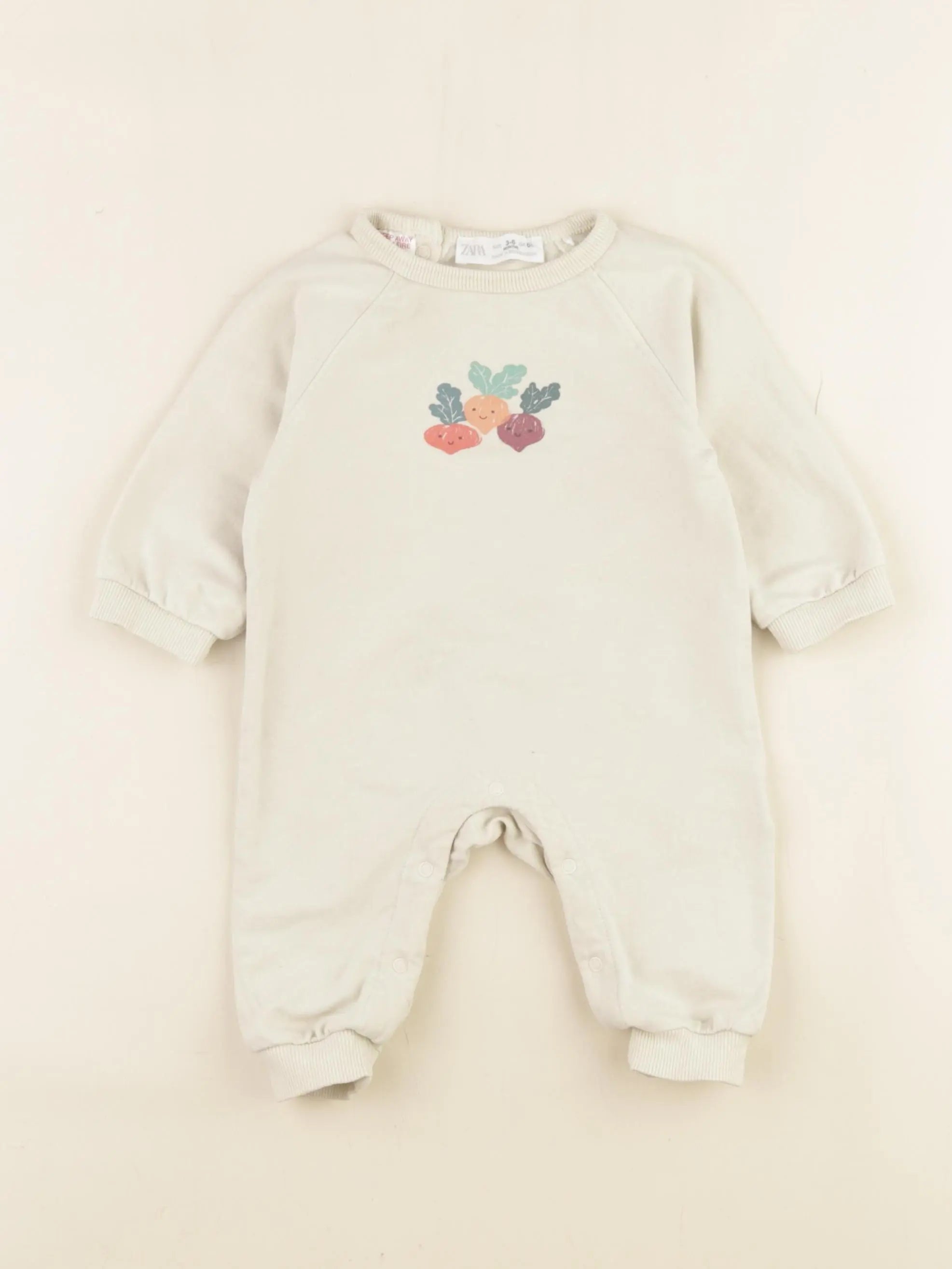 Zara - combinaison vert - 3/6 mois