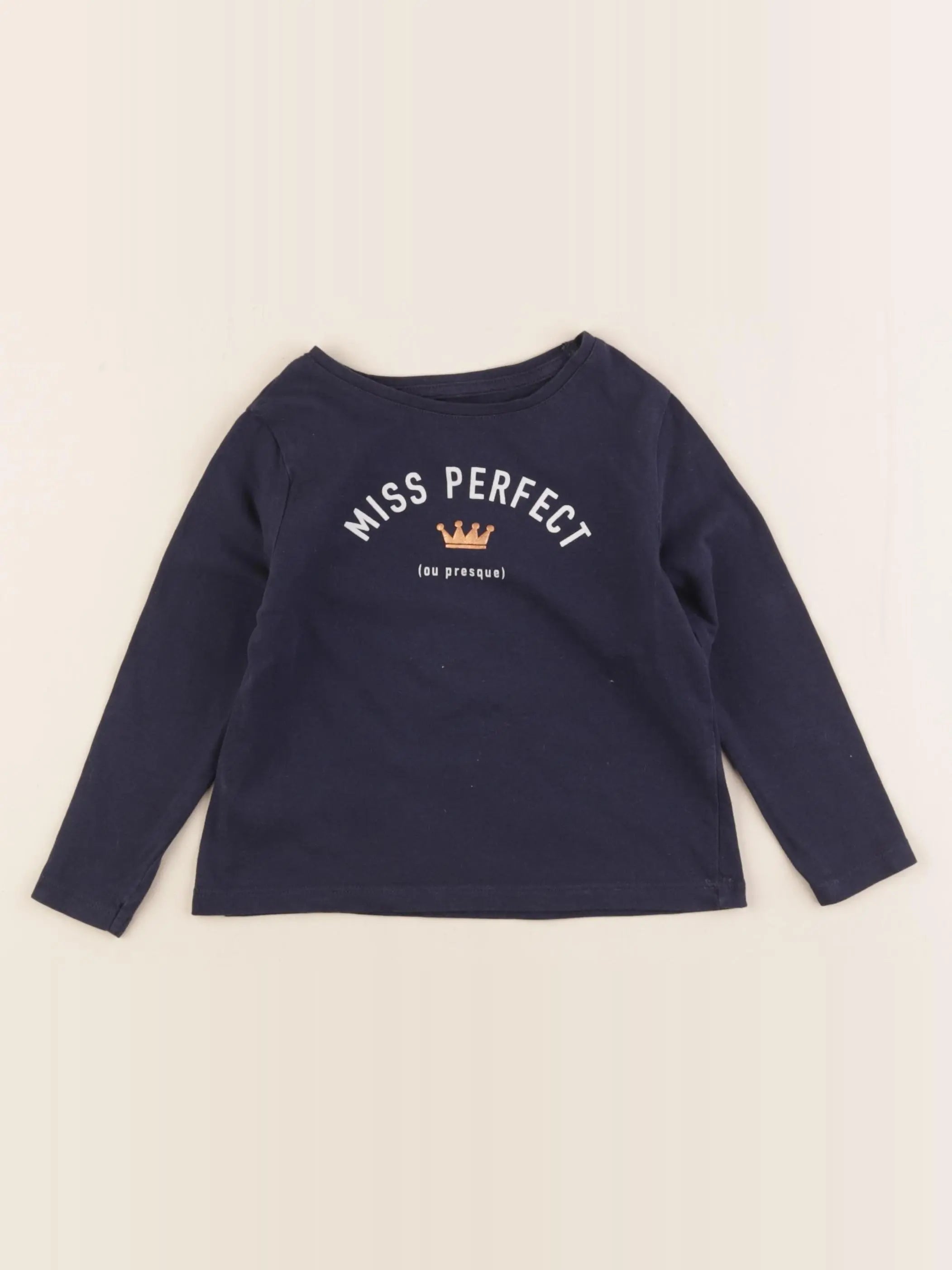Vertbaudet - tee-shirt bleu - 3 ans