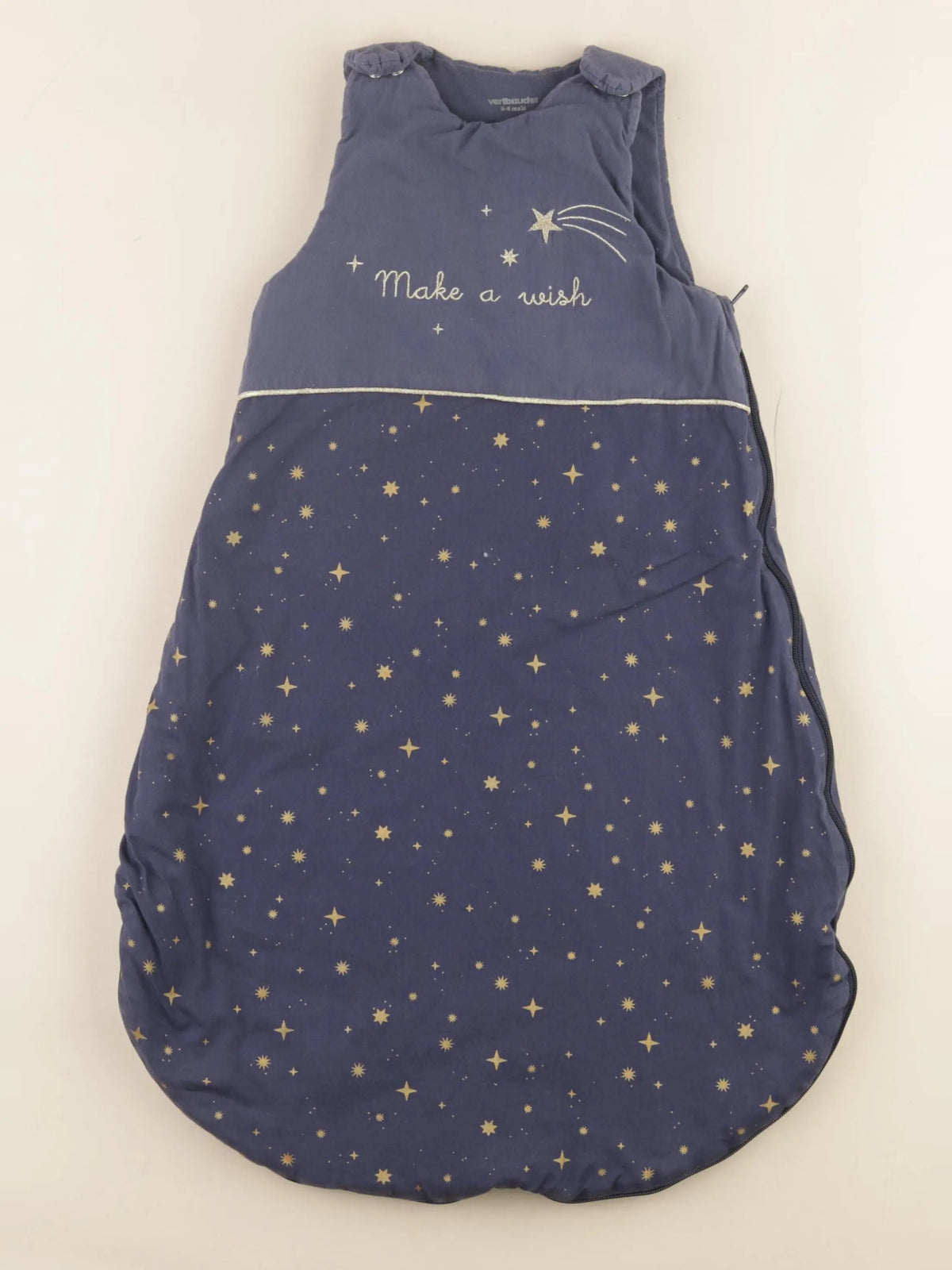 Vertbaudet - gigoteuse bleu - 0/6 mois