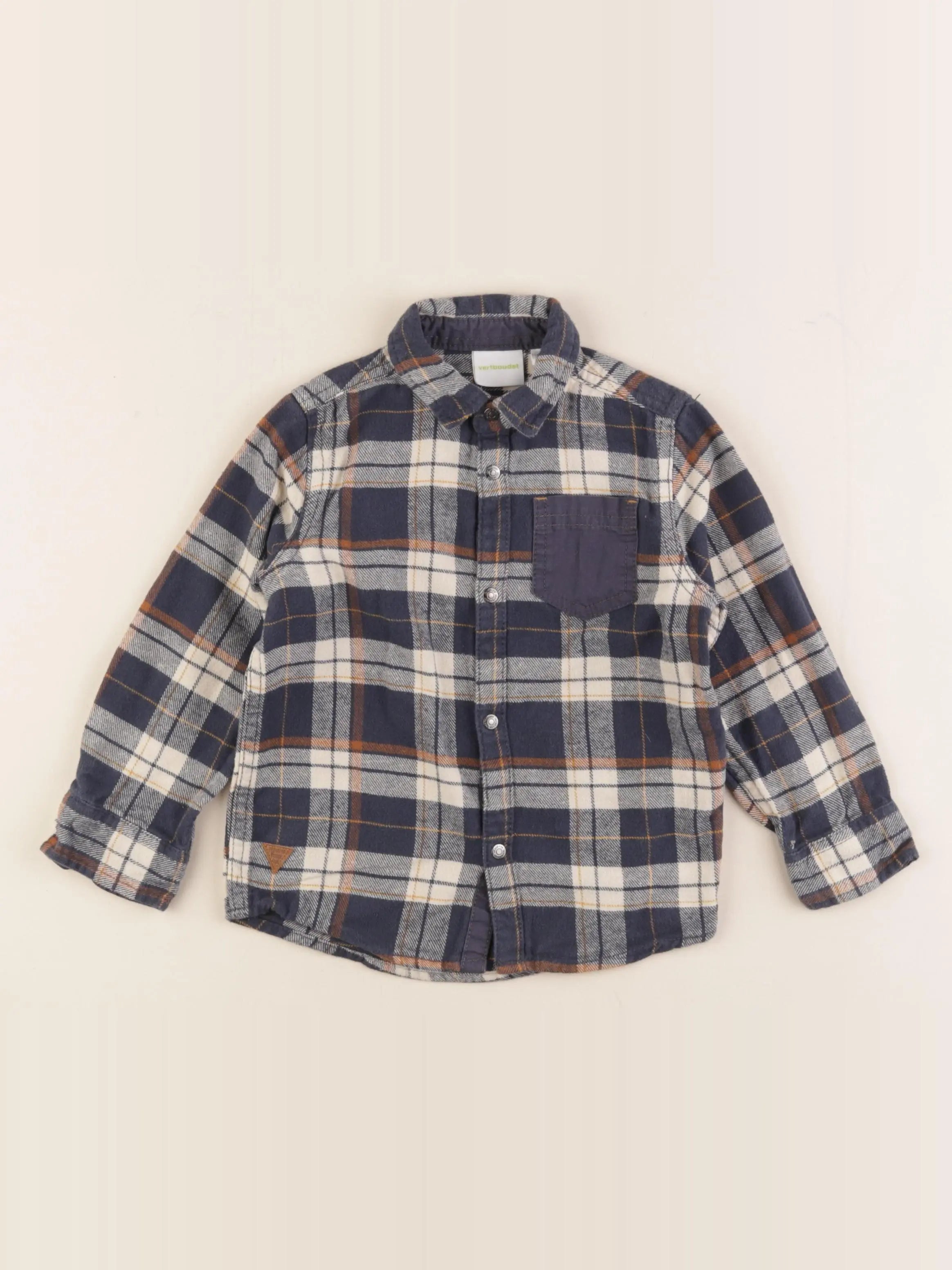 Vertbaudet - chemise bleu - 4 ans