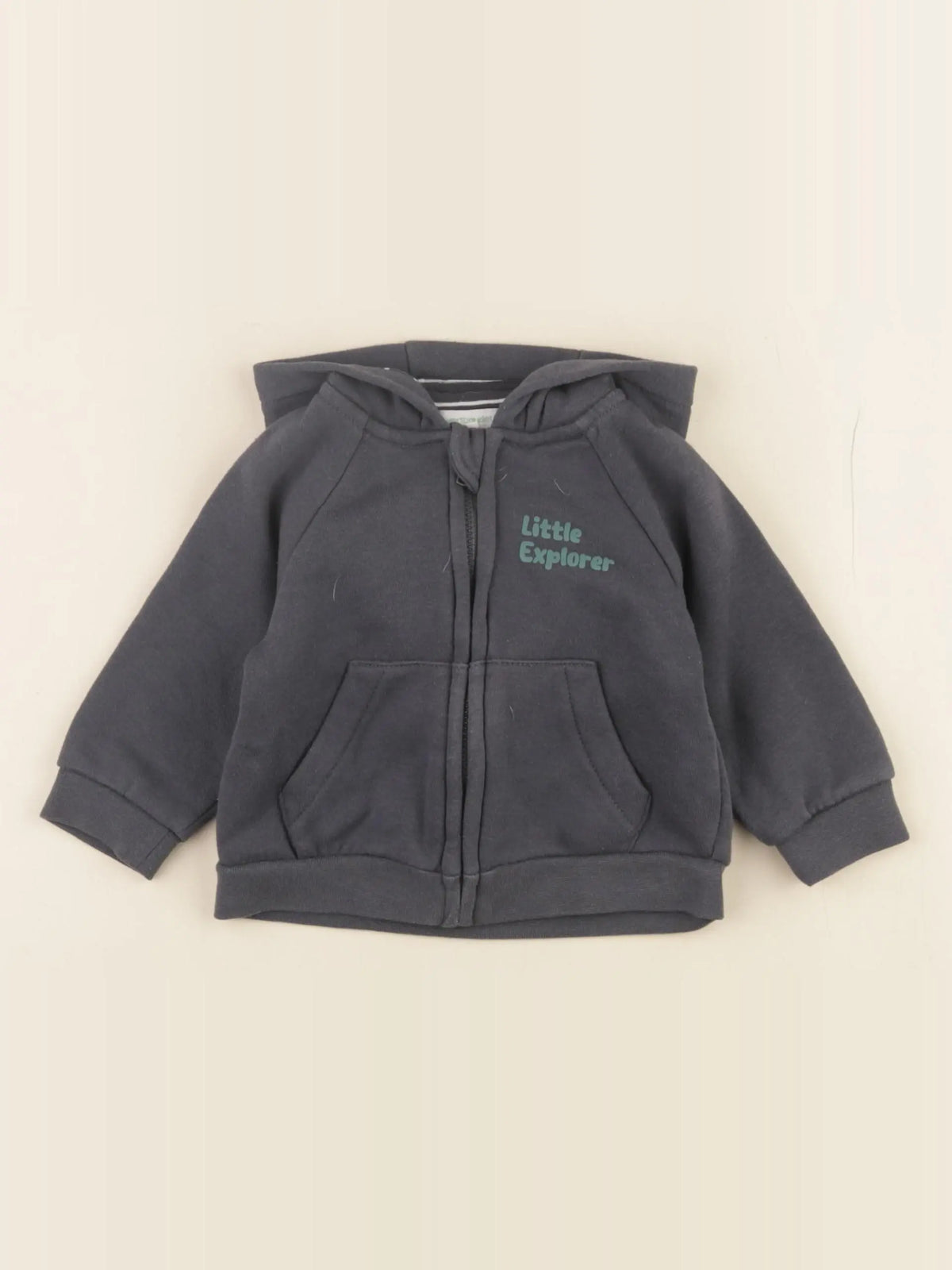 Vertbaudet - sweat bleu - 9 mois