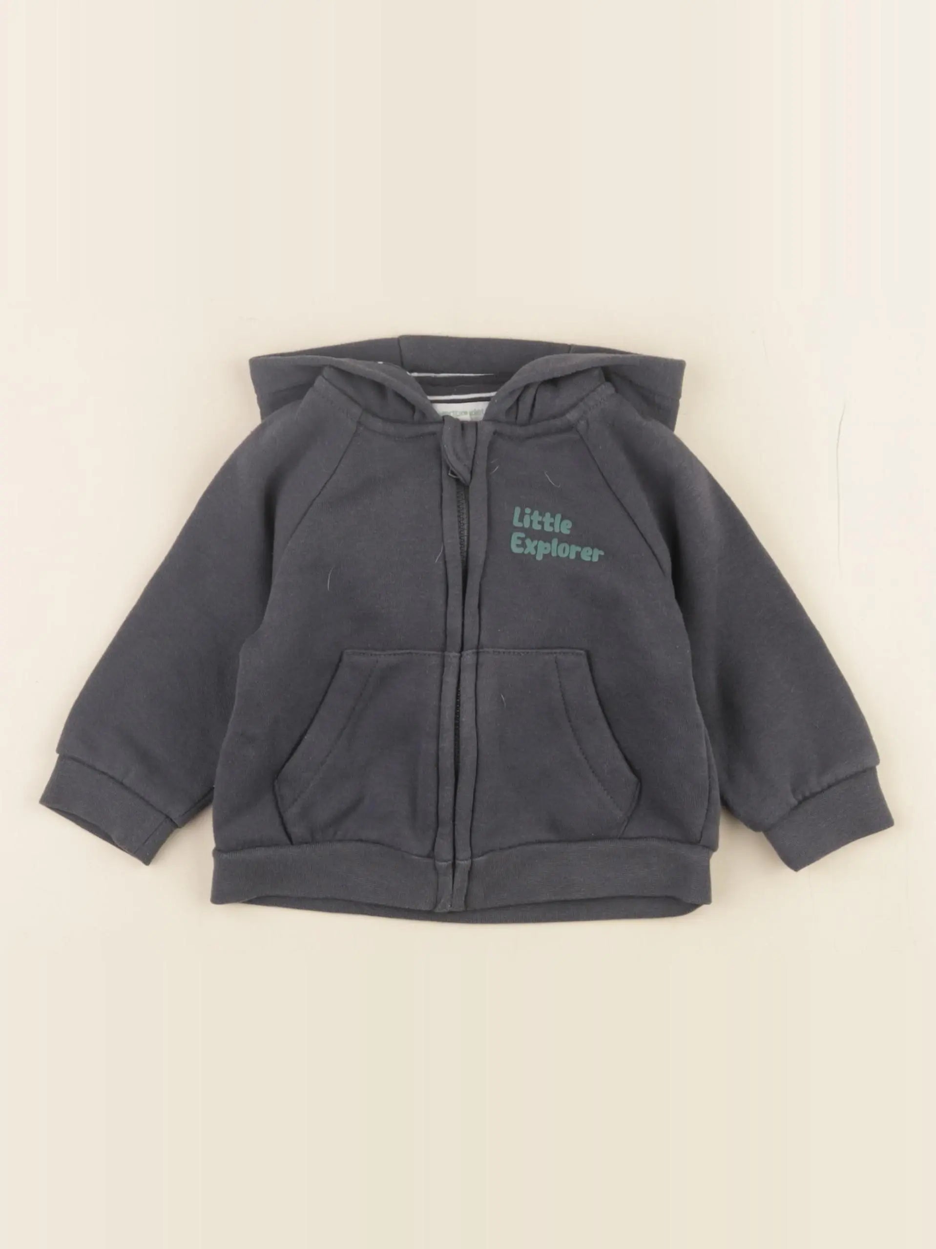 Vertbaudet - sweat bleu - 9 mois
