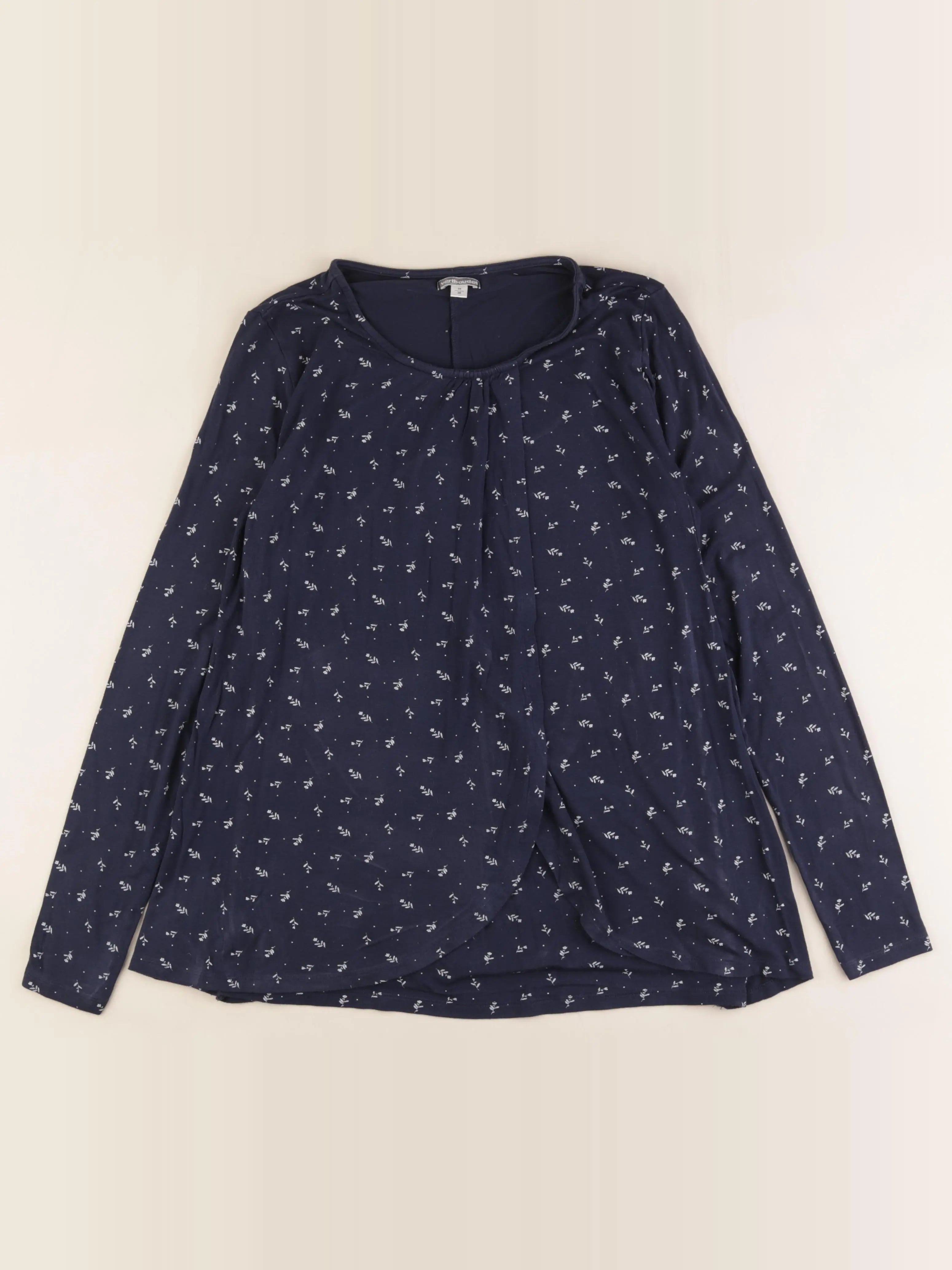 Vertbaudet - tee-shirt grossesse bleu - 34 à 36
