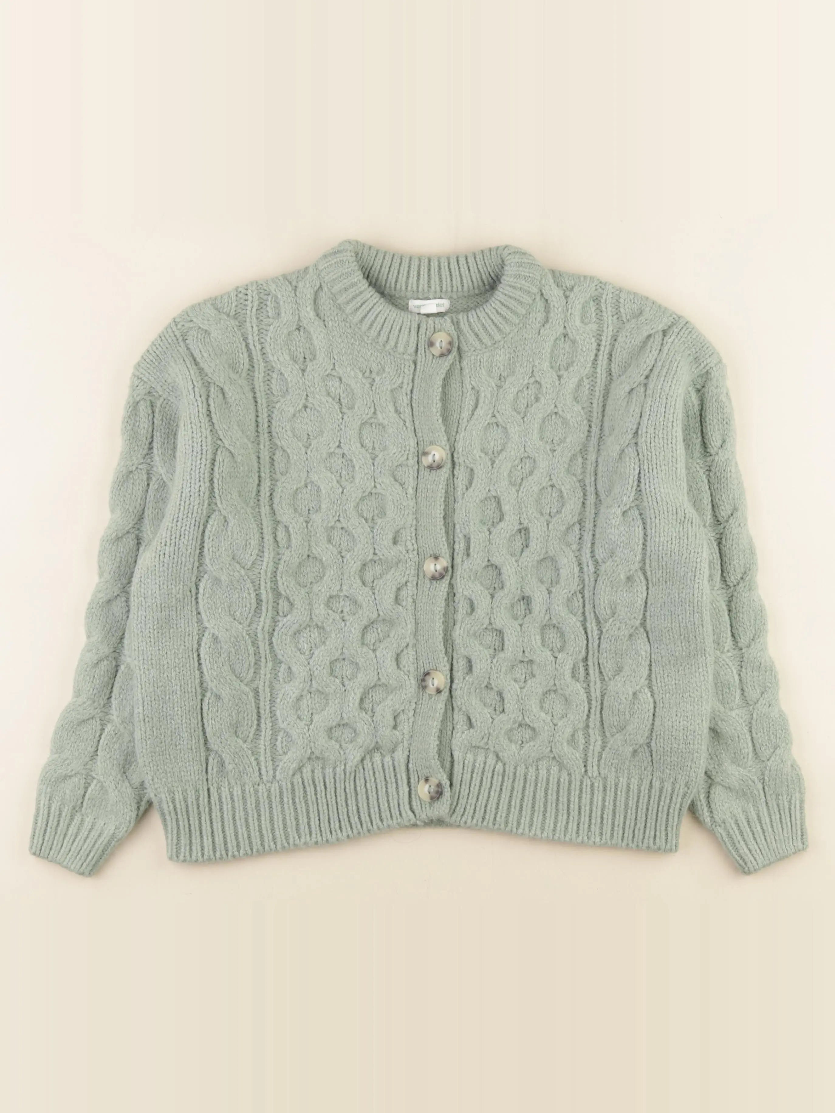 Vertbaudet - gilet vert - 12 ans