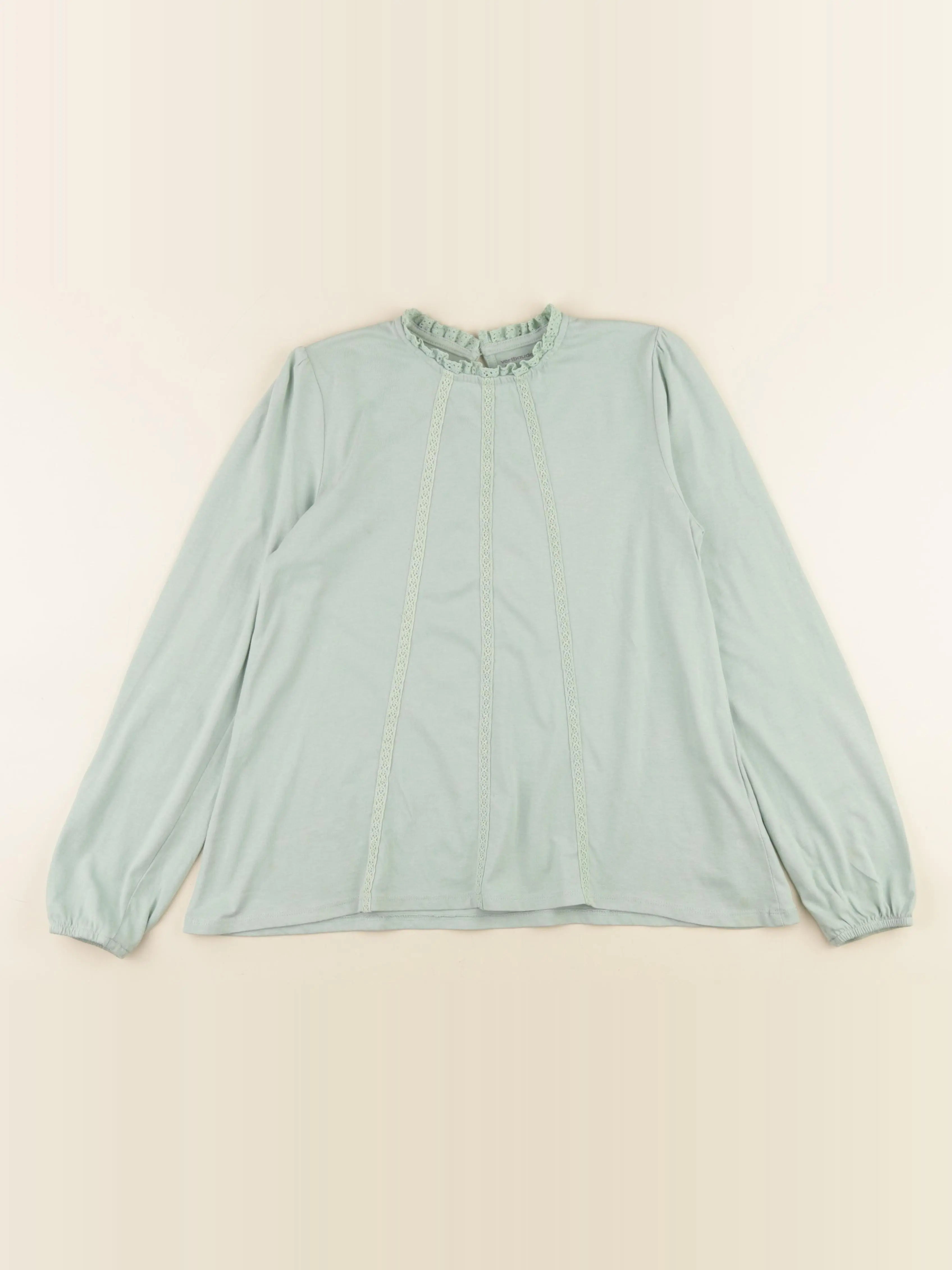 Vertbaudet - tee-shirt vert - 12 ans