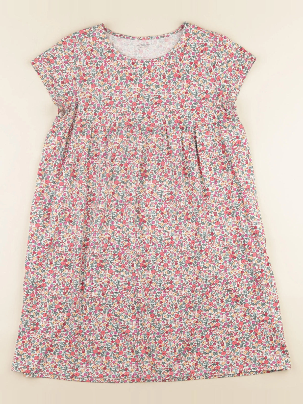 Vertbaudet - robe multicolore - 12 ans