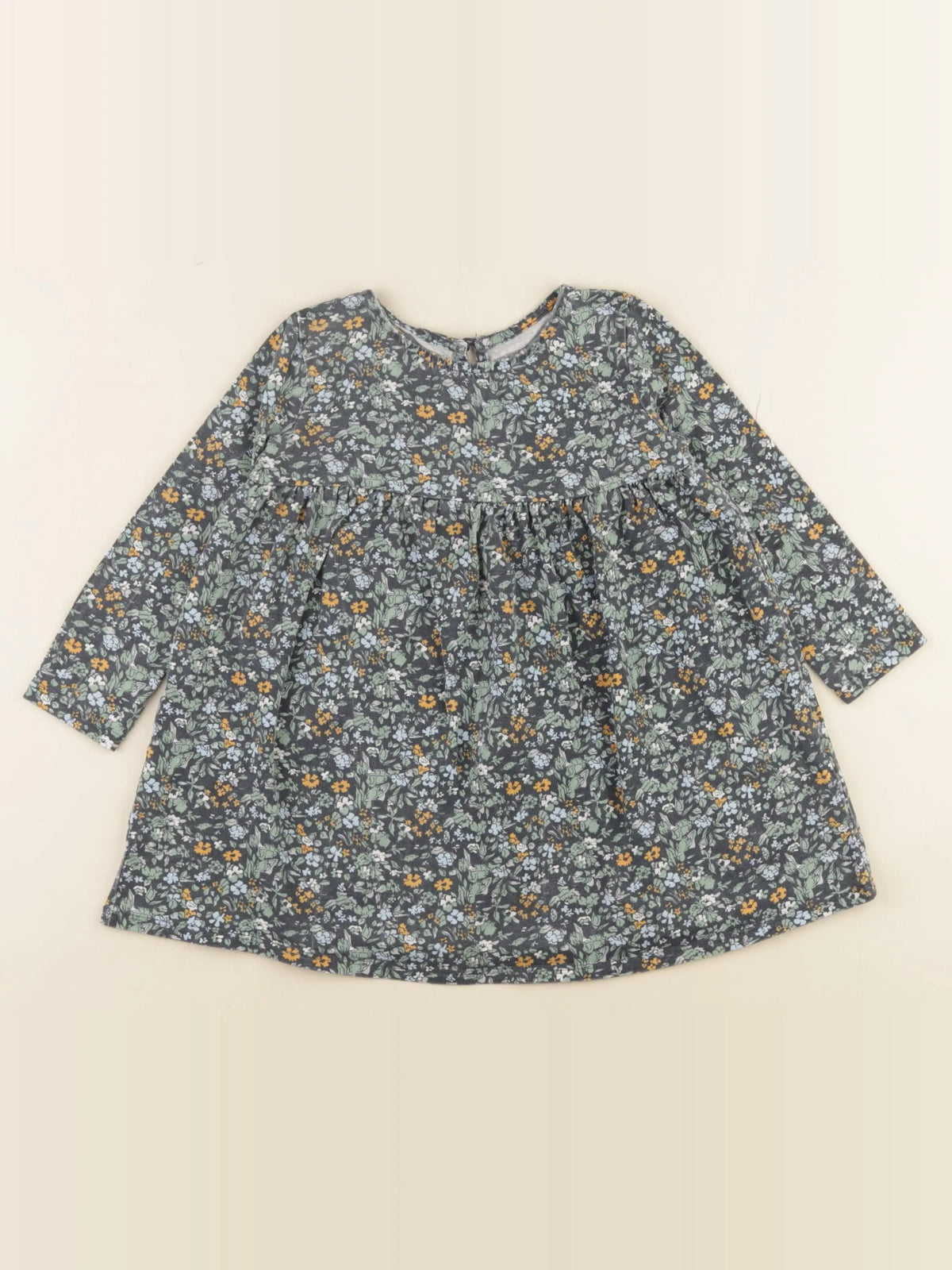Vertbaudet - robe vert - 3 ans