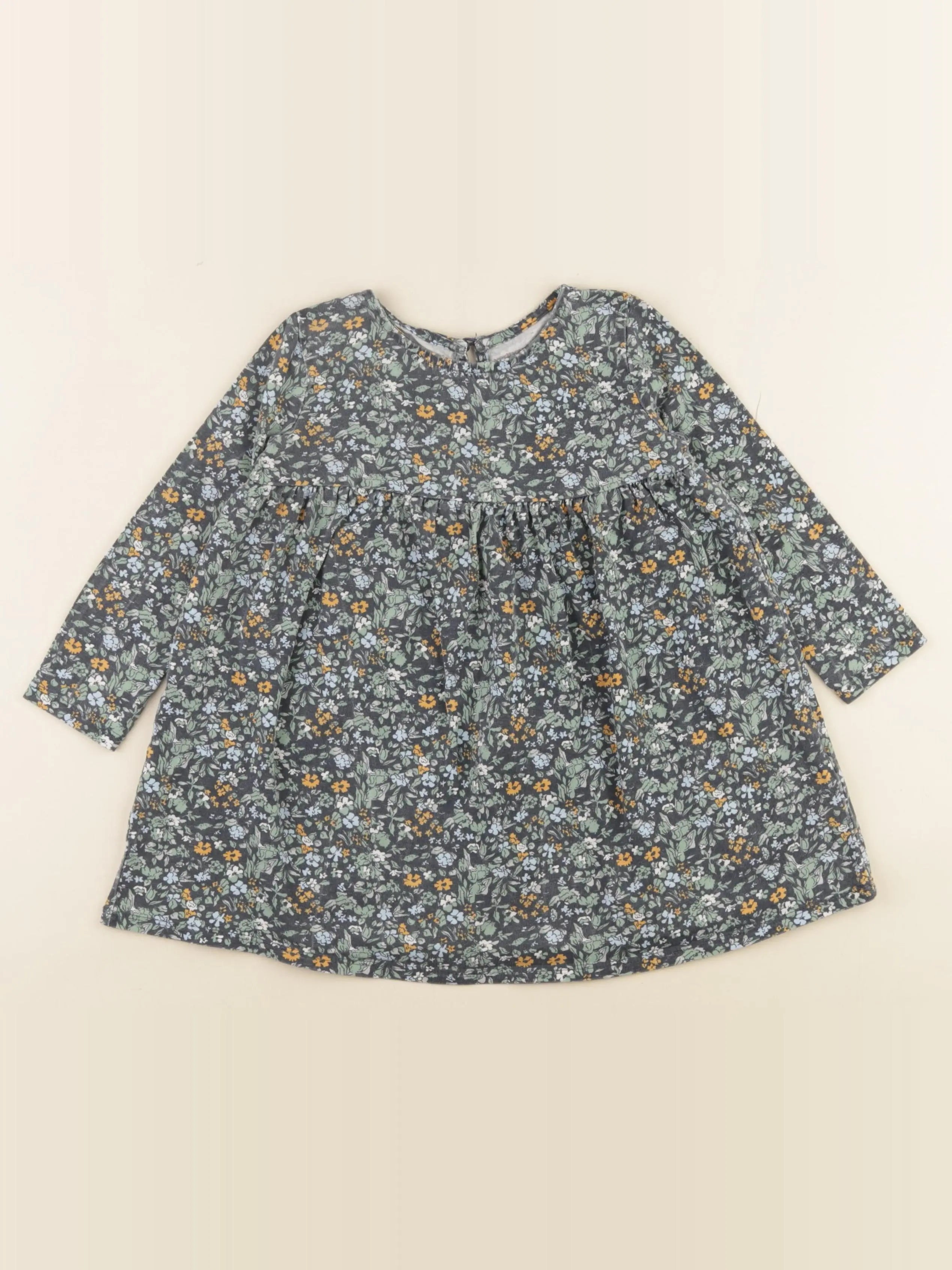 Vertbaudet - robe vert - 3 ans