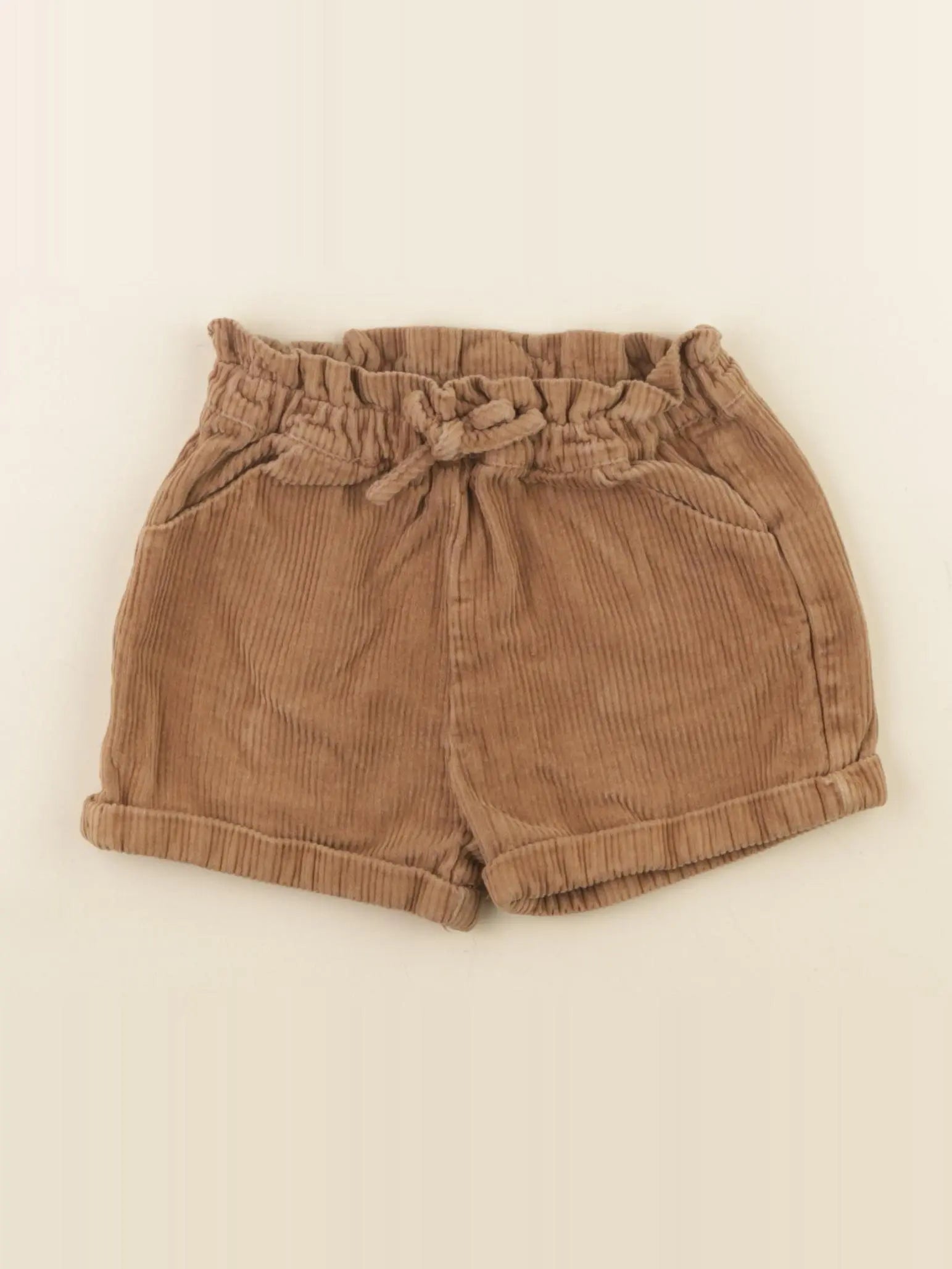 Vertbaudet - short marron - 24 mois