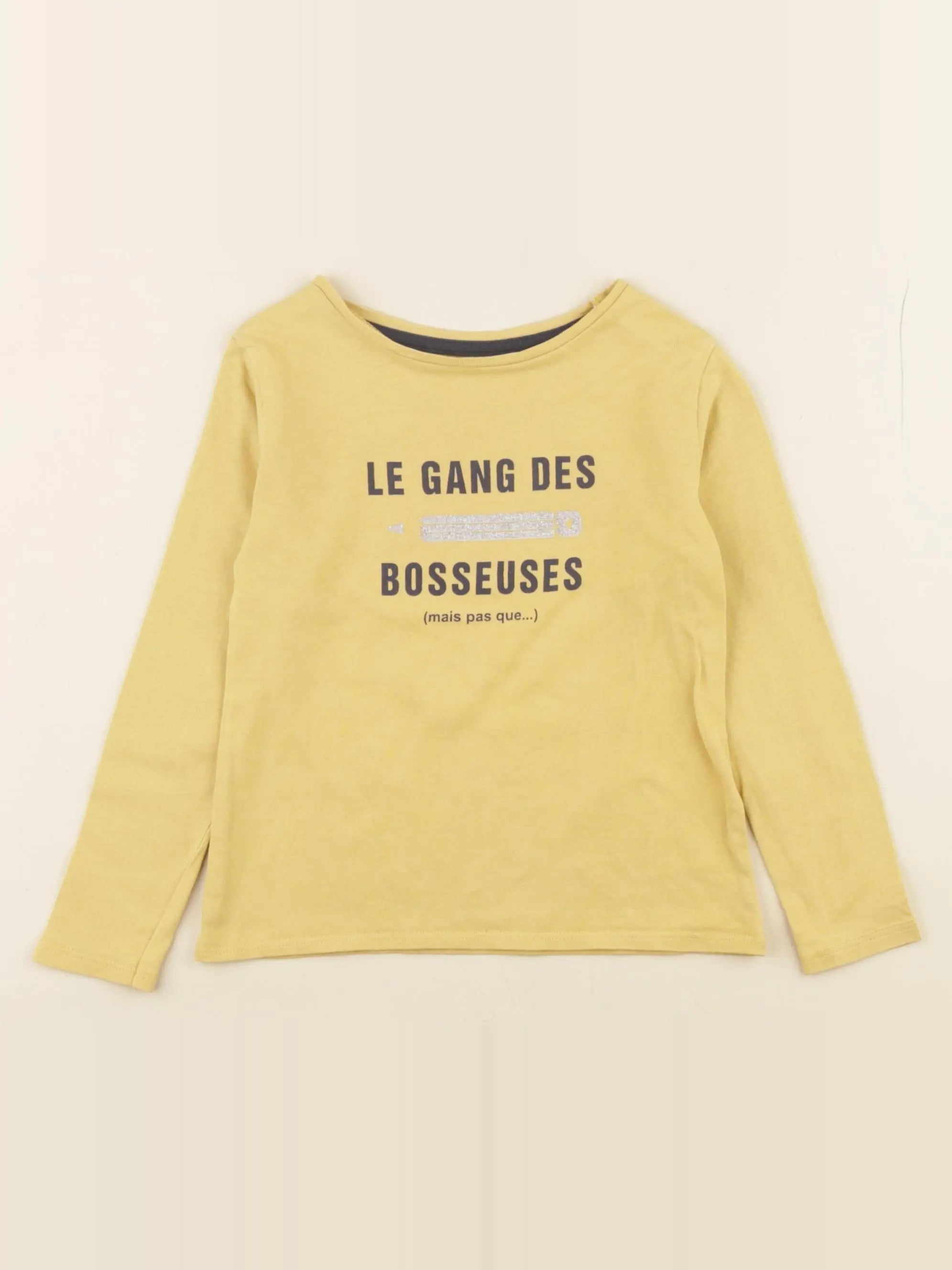 Vertbaudet - tee-shirt jaune - 3 ans